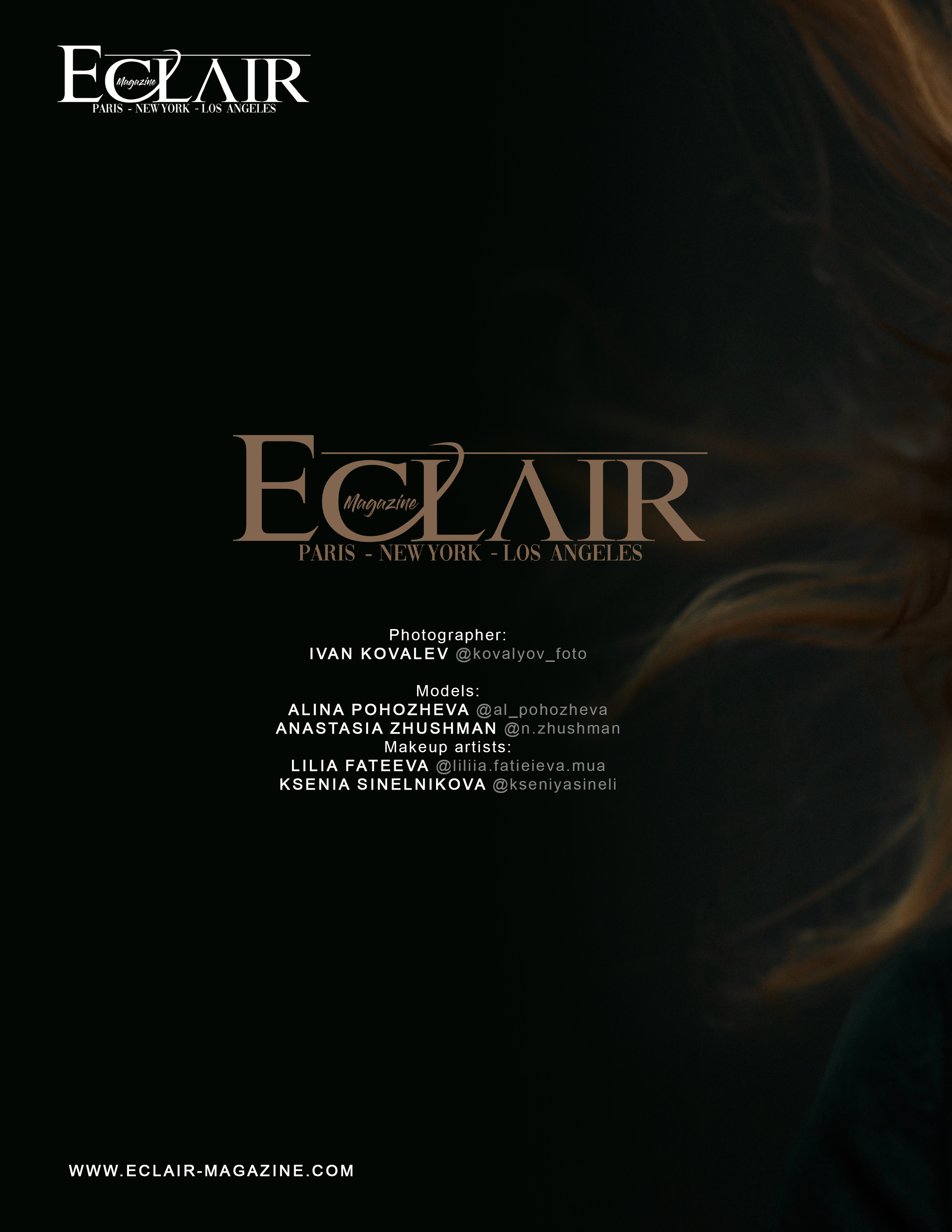 ECLAIR. Портретный и Фэшн фотограф в Санкт-Петербурге. Иван Ковалёв