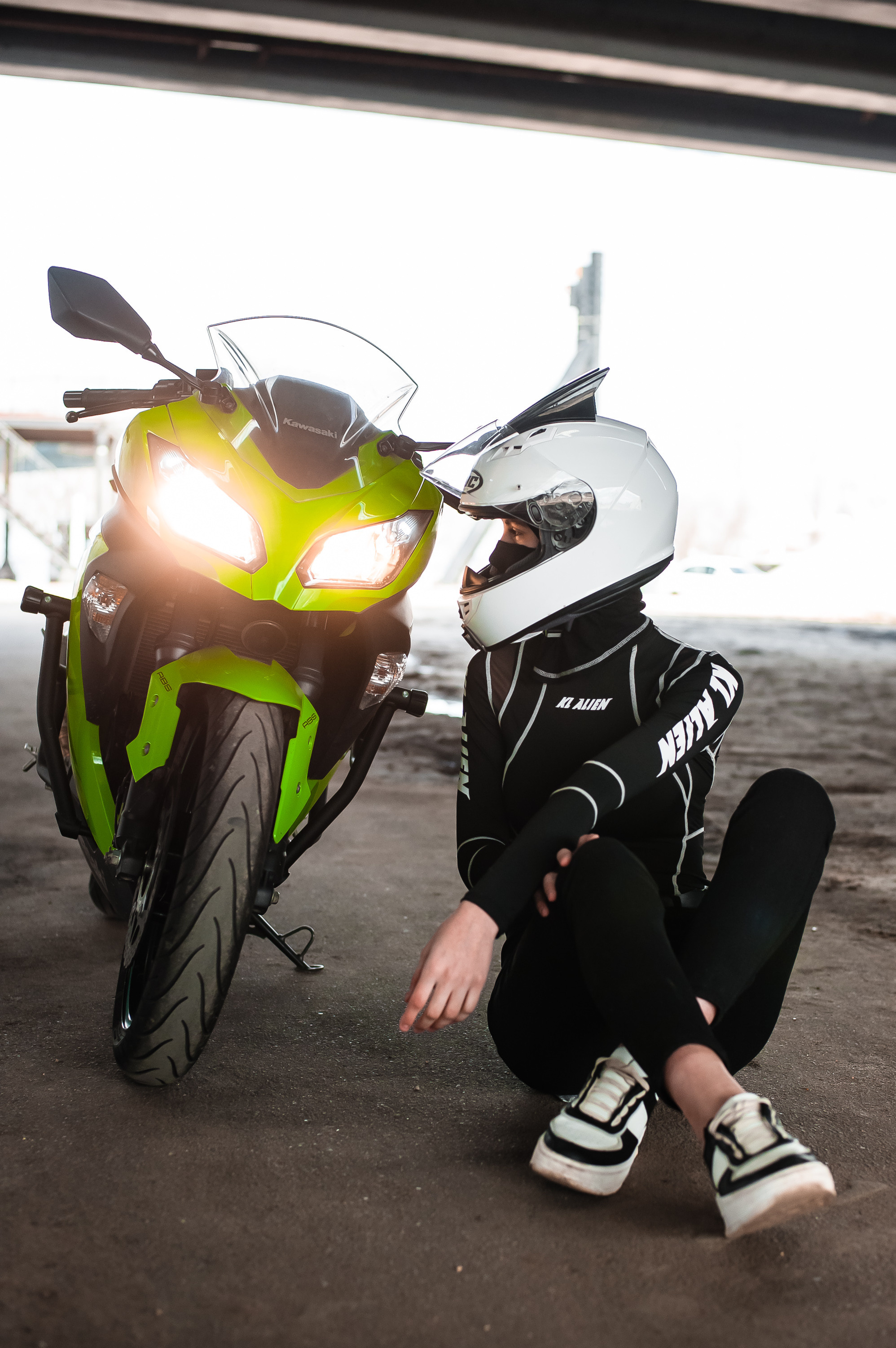 Kawasaki ninja 300. Фотограф и ретушер Ручьева Анастасия