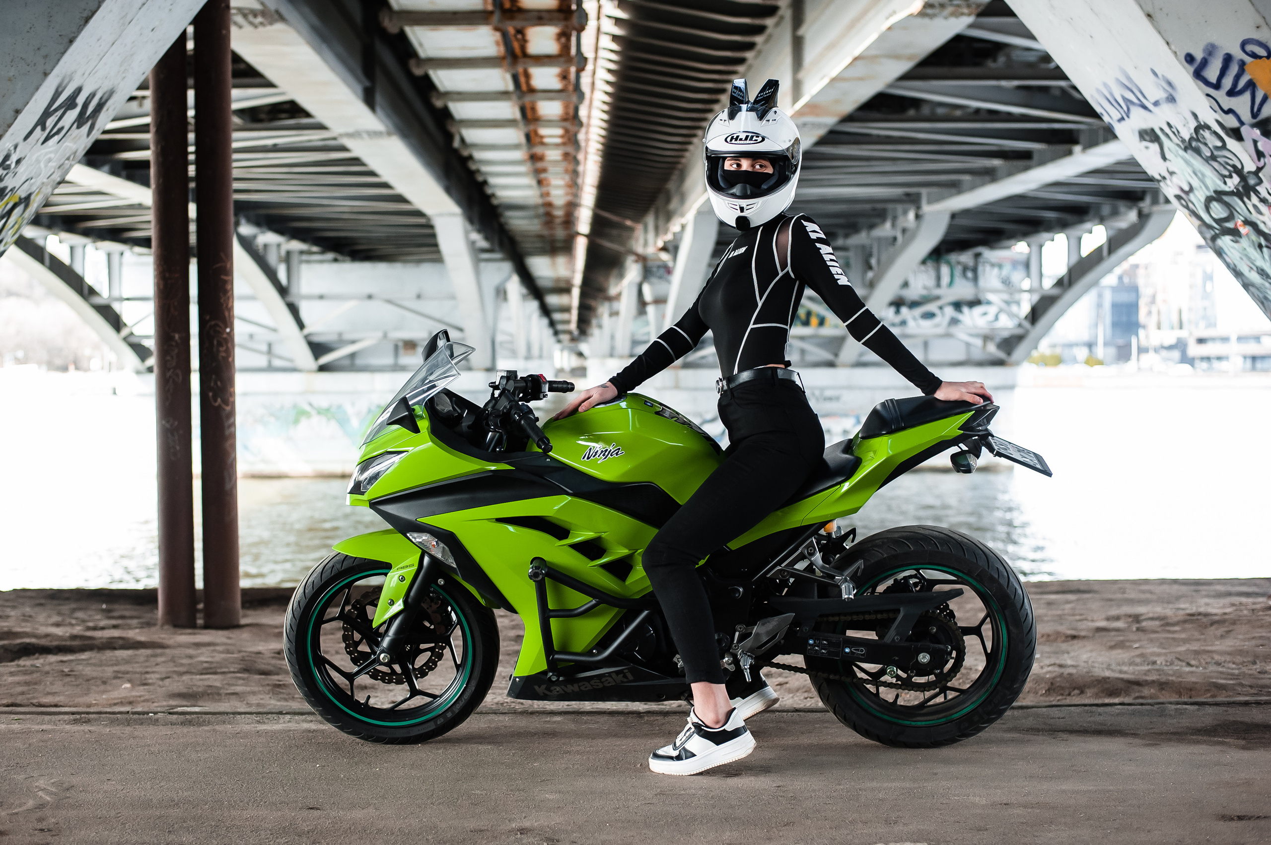 Kawasaki ninja 300. Фотограф и ретушер Ручьева Анастасия