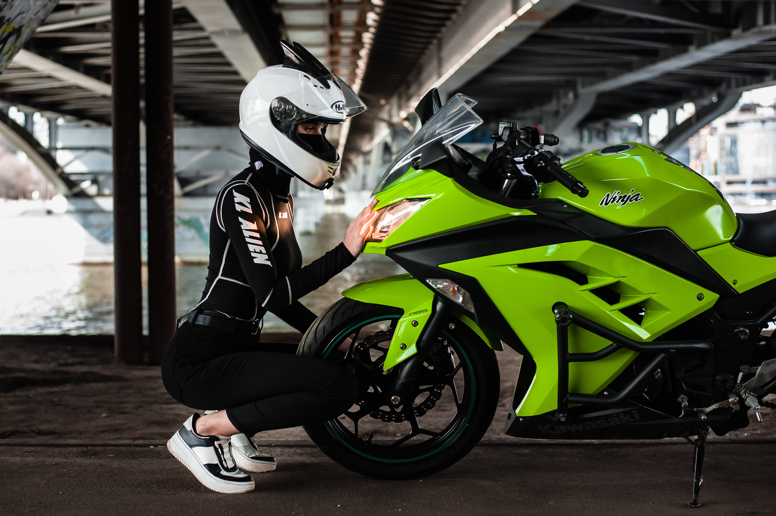 Kawasaki ninja 300. Фотограф и ретушер Ручьева Анастасия