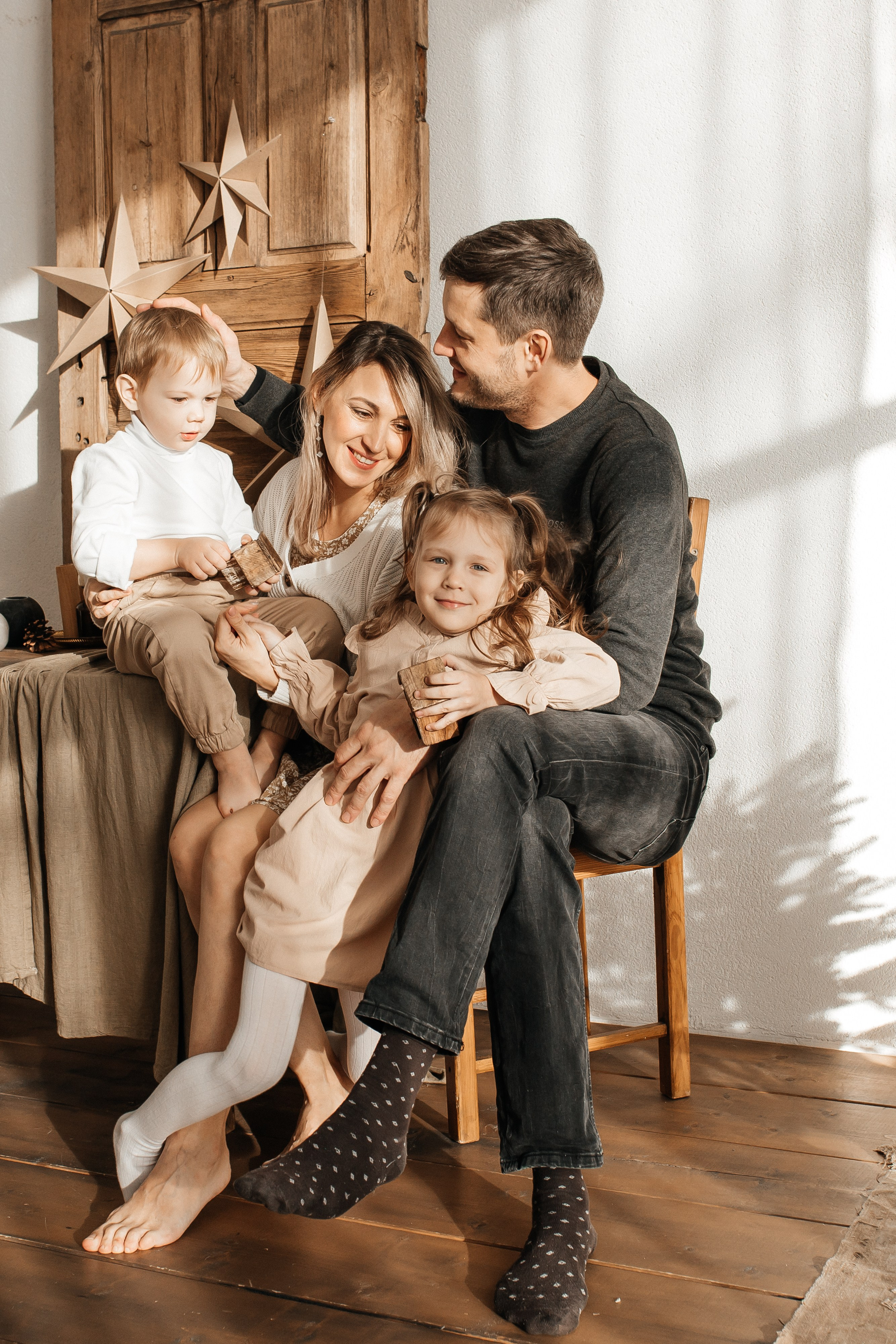 Андрей, Саша, Майя и Ванюша. Фотограф в Краснодаре Алла Потоцкая