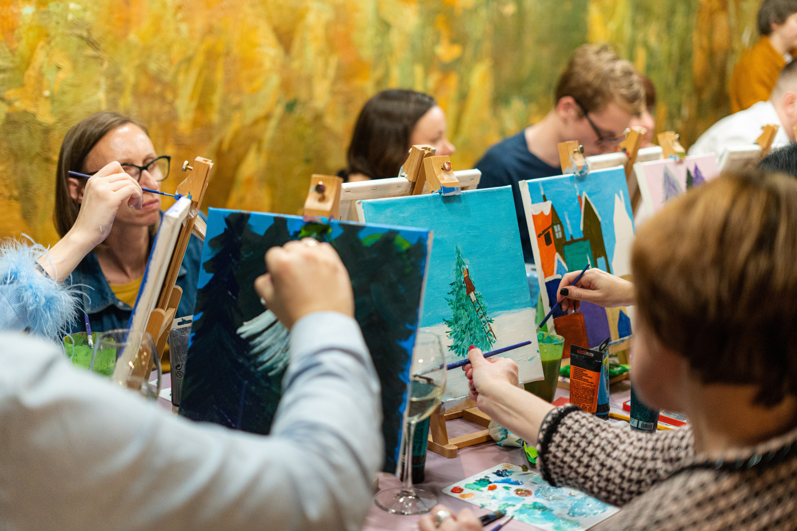 Корпоратив Teach Me Art 2. Портретный фотограф в Москве и Санкт-Петербурге Арина Чех