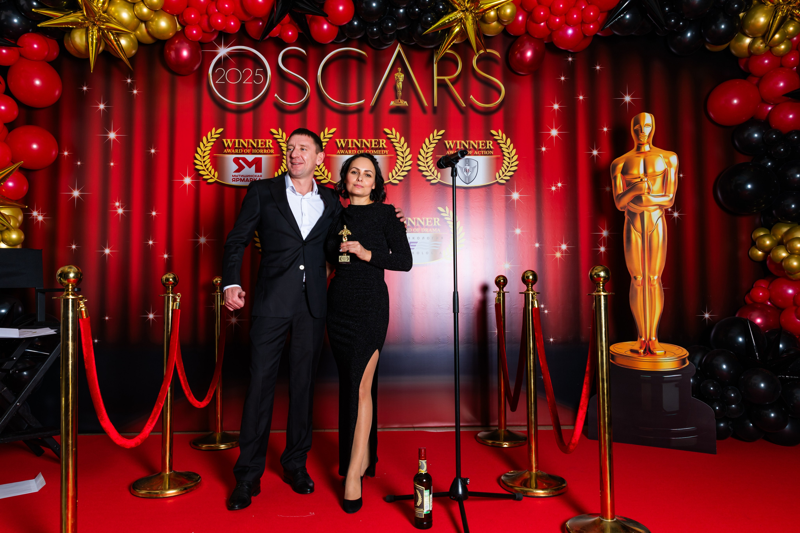 Корпоратив в стиле Оскар. ToDay-организация частных и деловых мероприятий под ключ