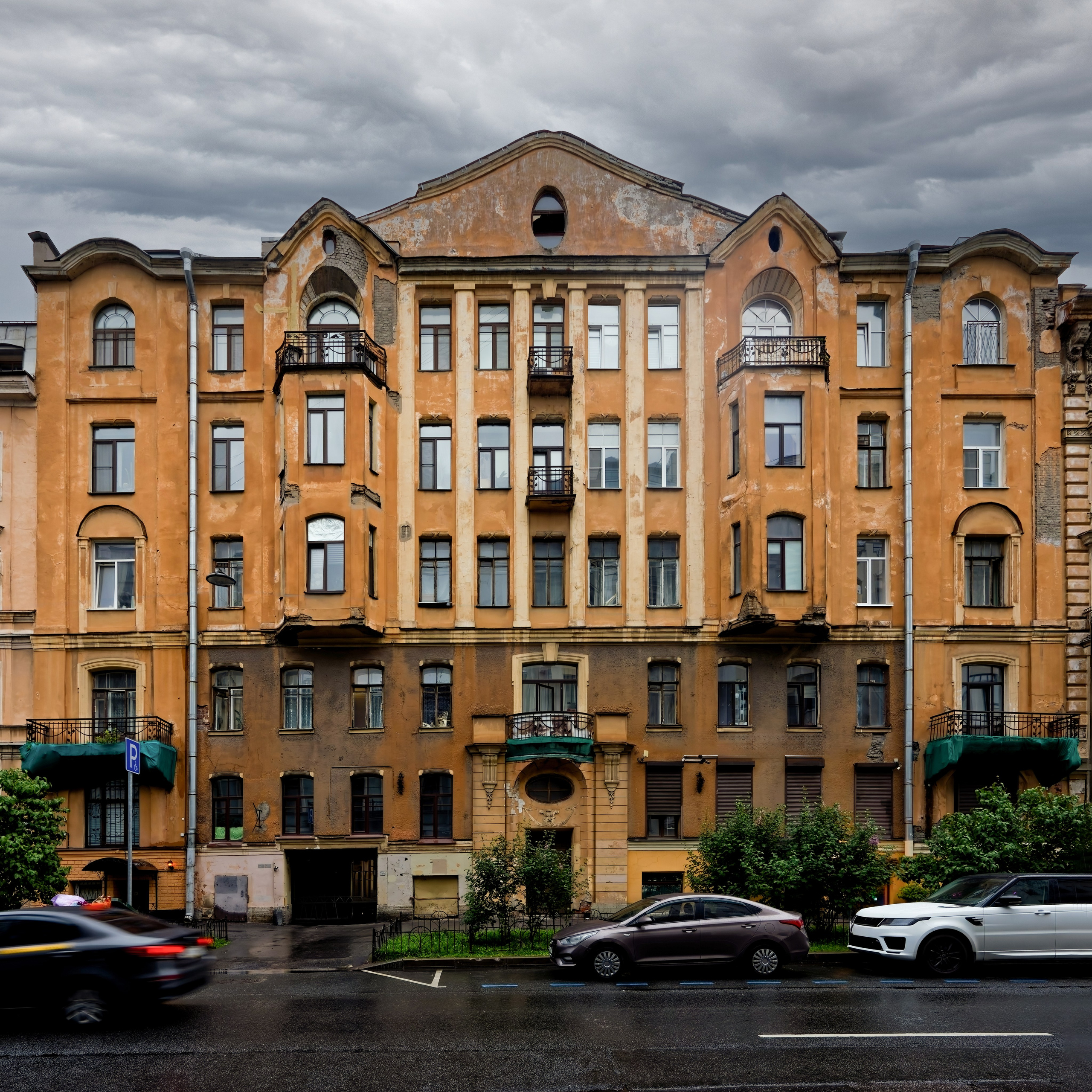Санкт-Петербург, 4-я Советская улица, 8. 1912 год. Модерн. Гражданский инженер Николай Леонидович Захаров. ОКН 7832679000 
