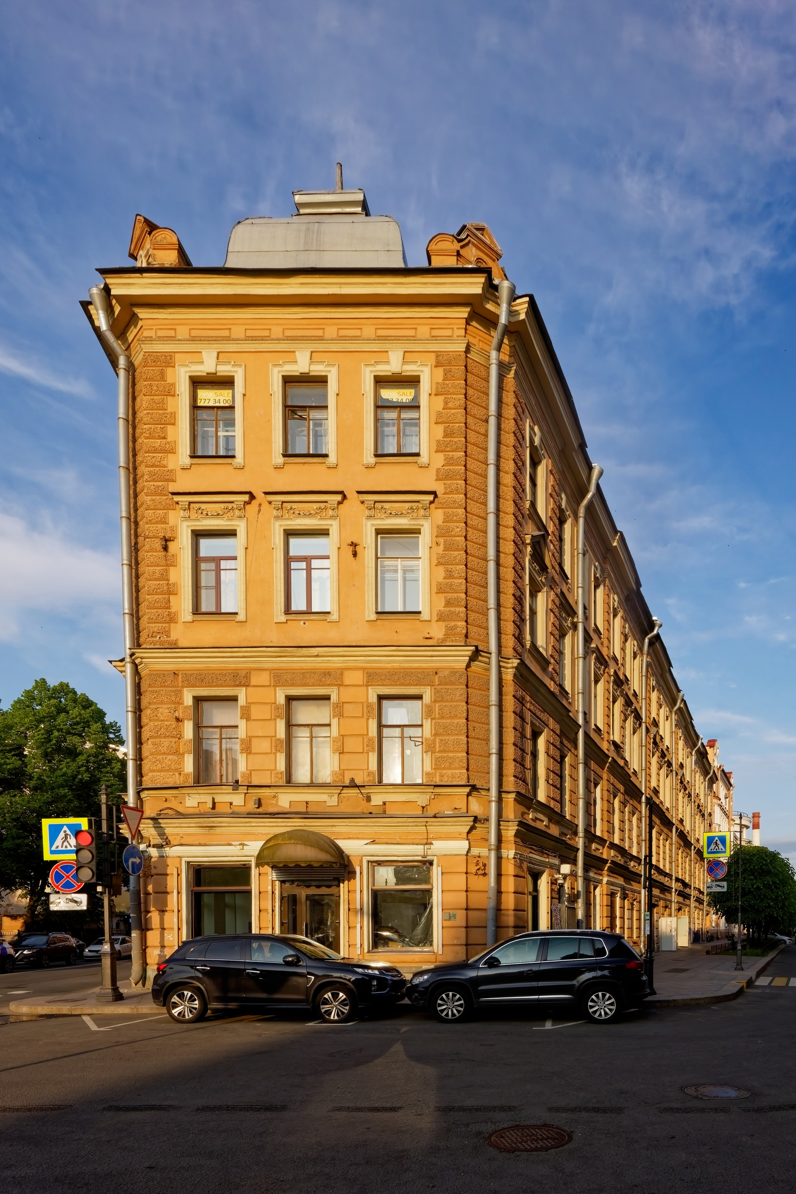 Санкт-Петербург, 9-я Советская, 10-12. 1901 год.  Гражданский инженер Борис Яковлевич Зонн