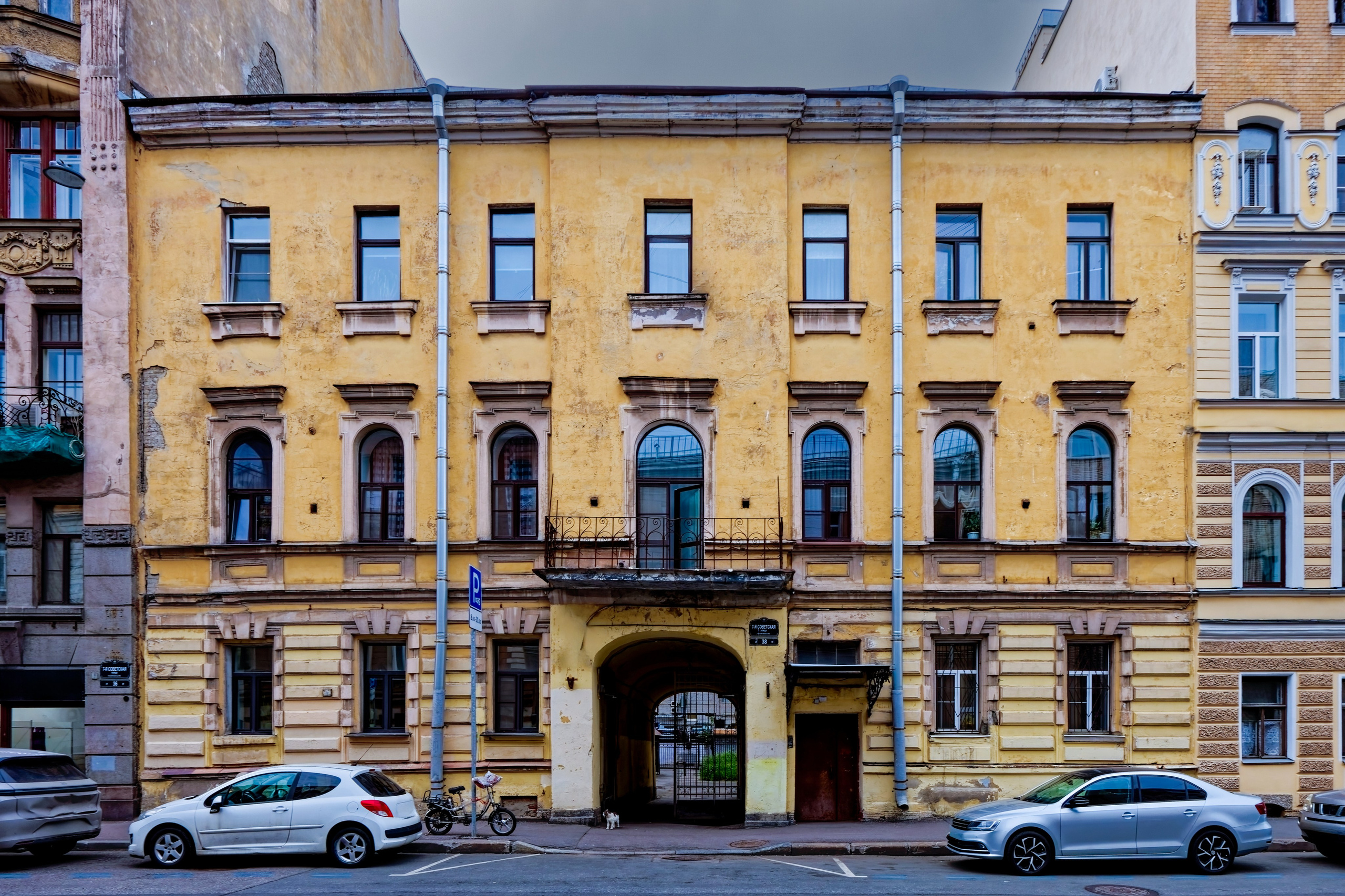 Санкт-Петербург, 7-я Советская улица, 38. Дом Коптелова. Архитектор Сергей Петрович Кондратьев, 1898 год.