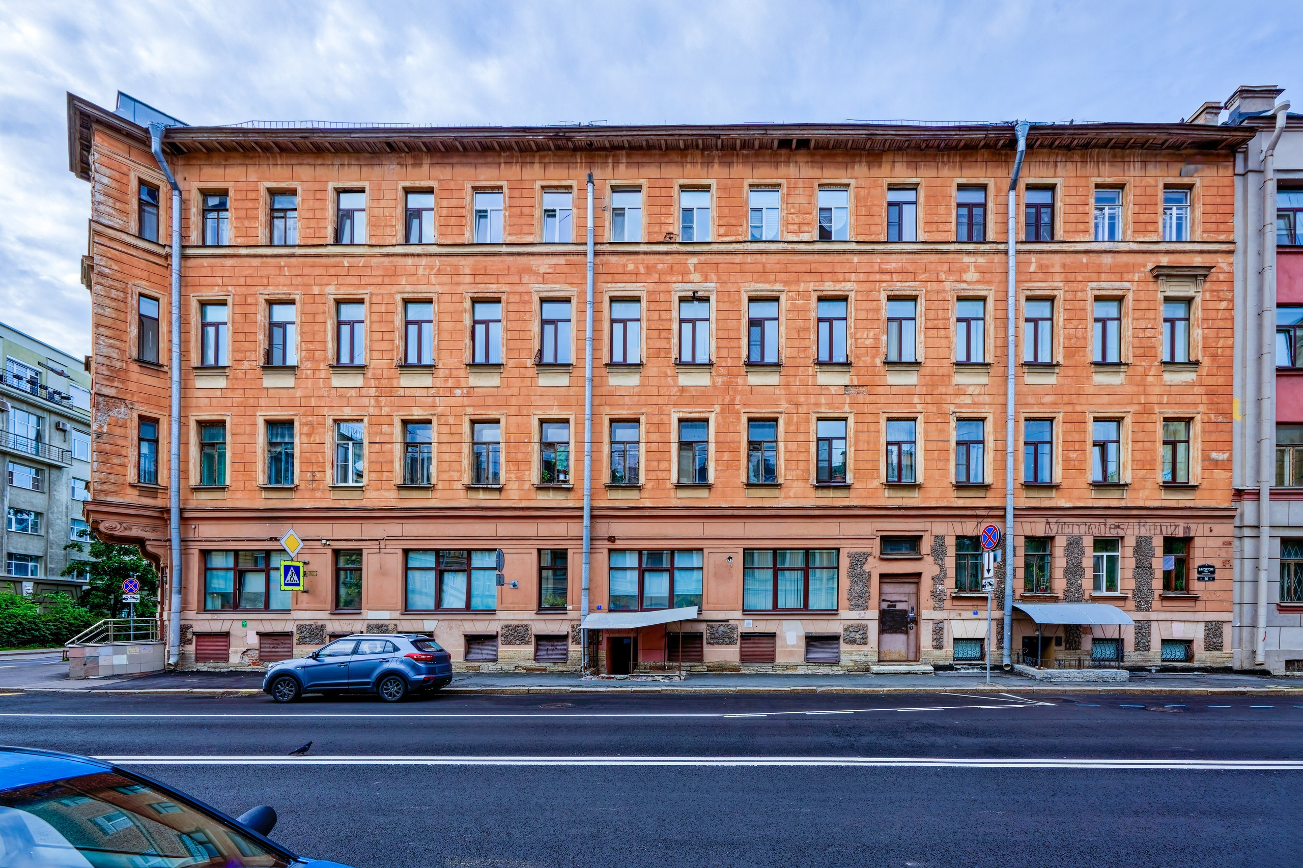 Санкт-Петербург, 8-я Советская, 56. Доходный дом, 1902 год. Архитектор Ричард Андреевич Берзен