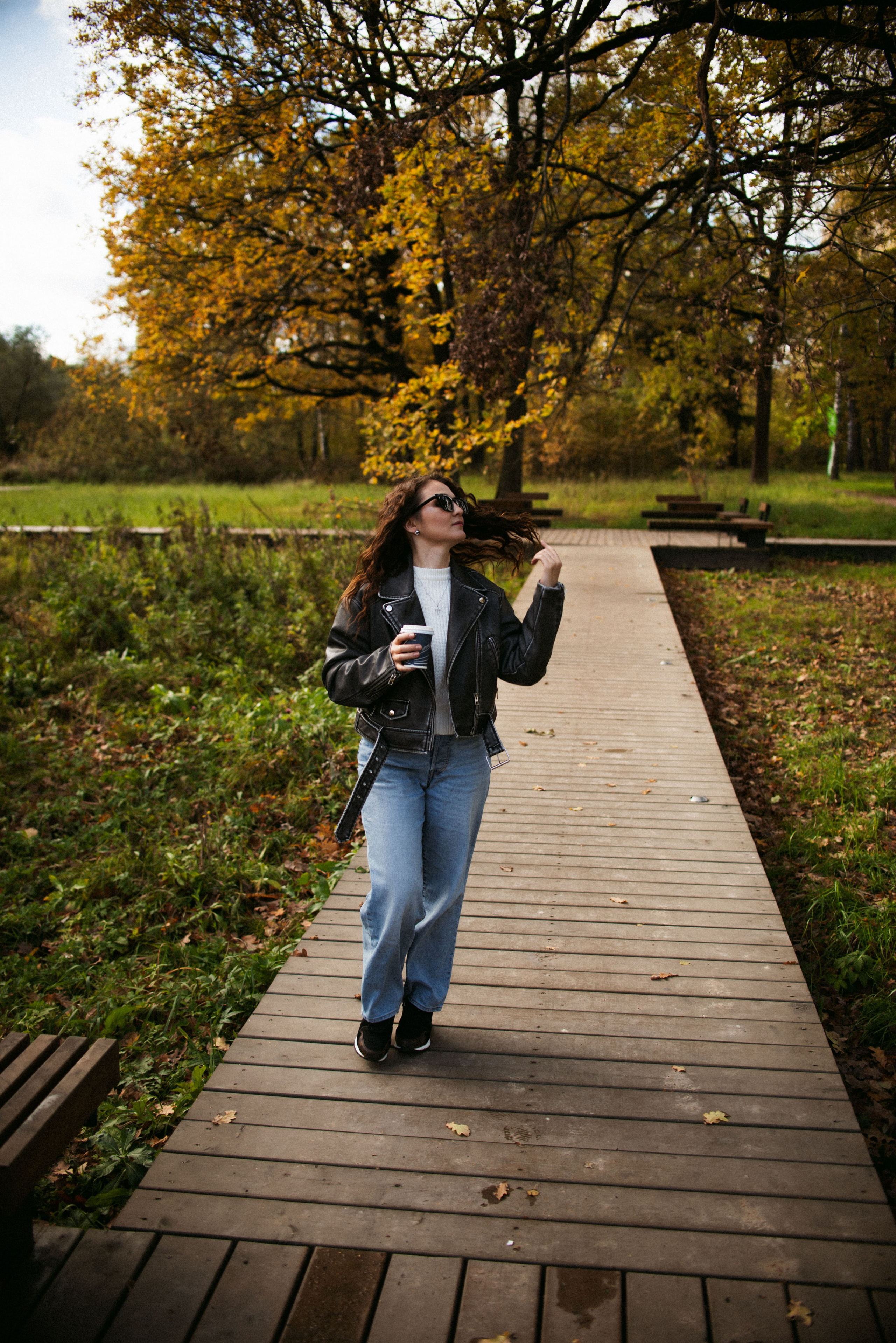 Елена фотопрогулка в парке. Женский фотограф в Москве и МО