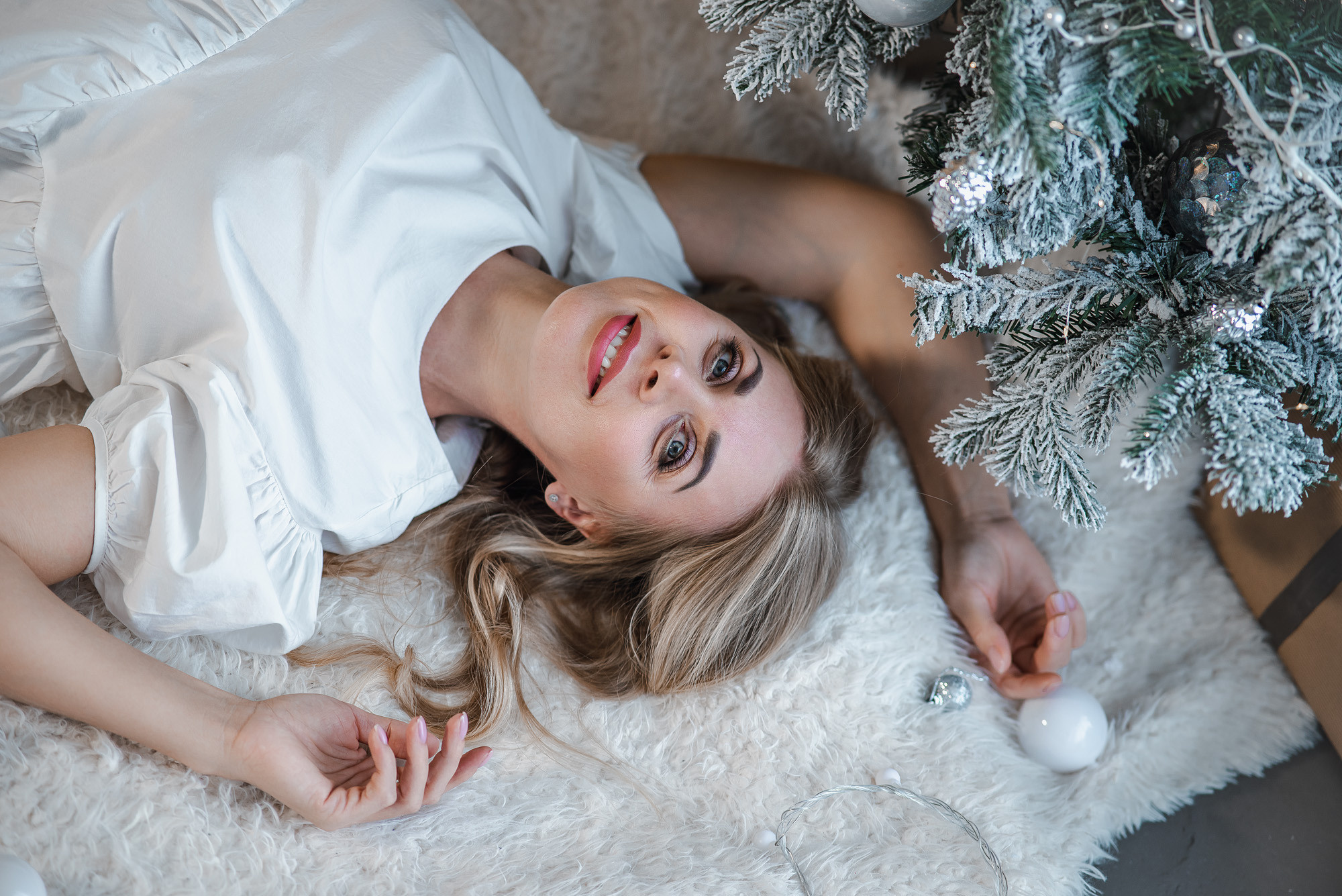 Новогодняя фотосессия про нежность и волшебство. Фотограф в Красноярске / Дивногорске. Файзулина Анастасия