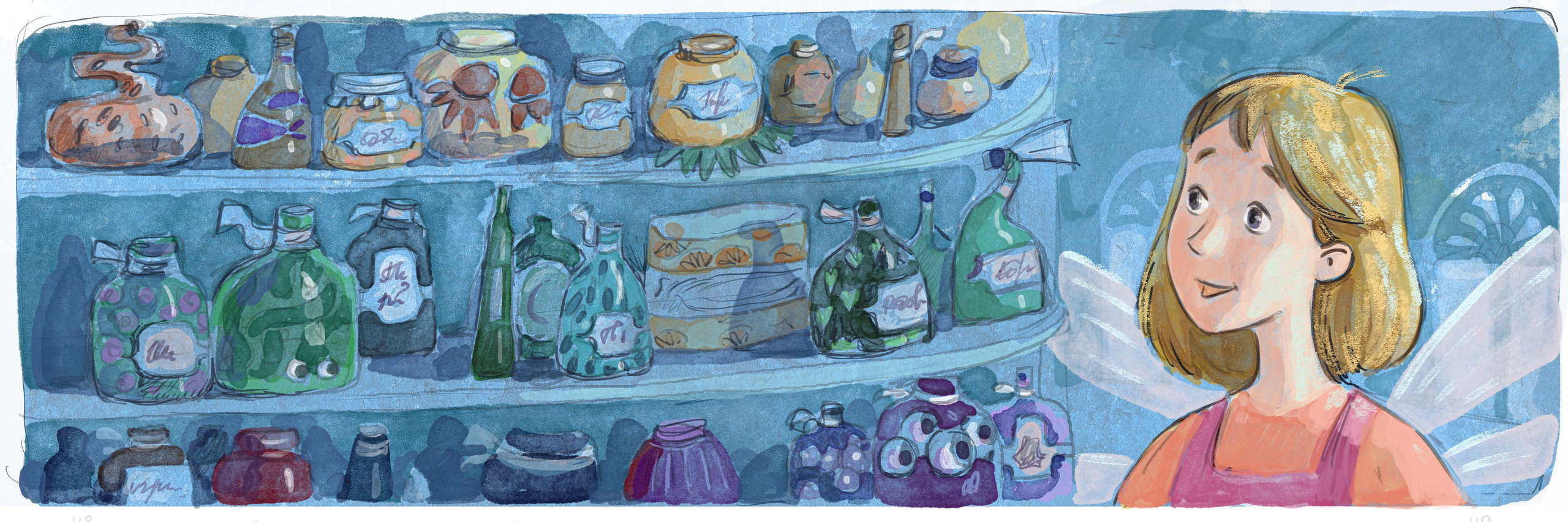 Madame Pamplemousse and Her Incredible Edibles. Анна Гантимурова иллюстратор, театральный видеохудожник мультипликатор