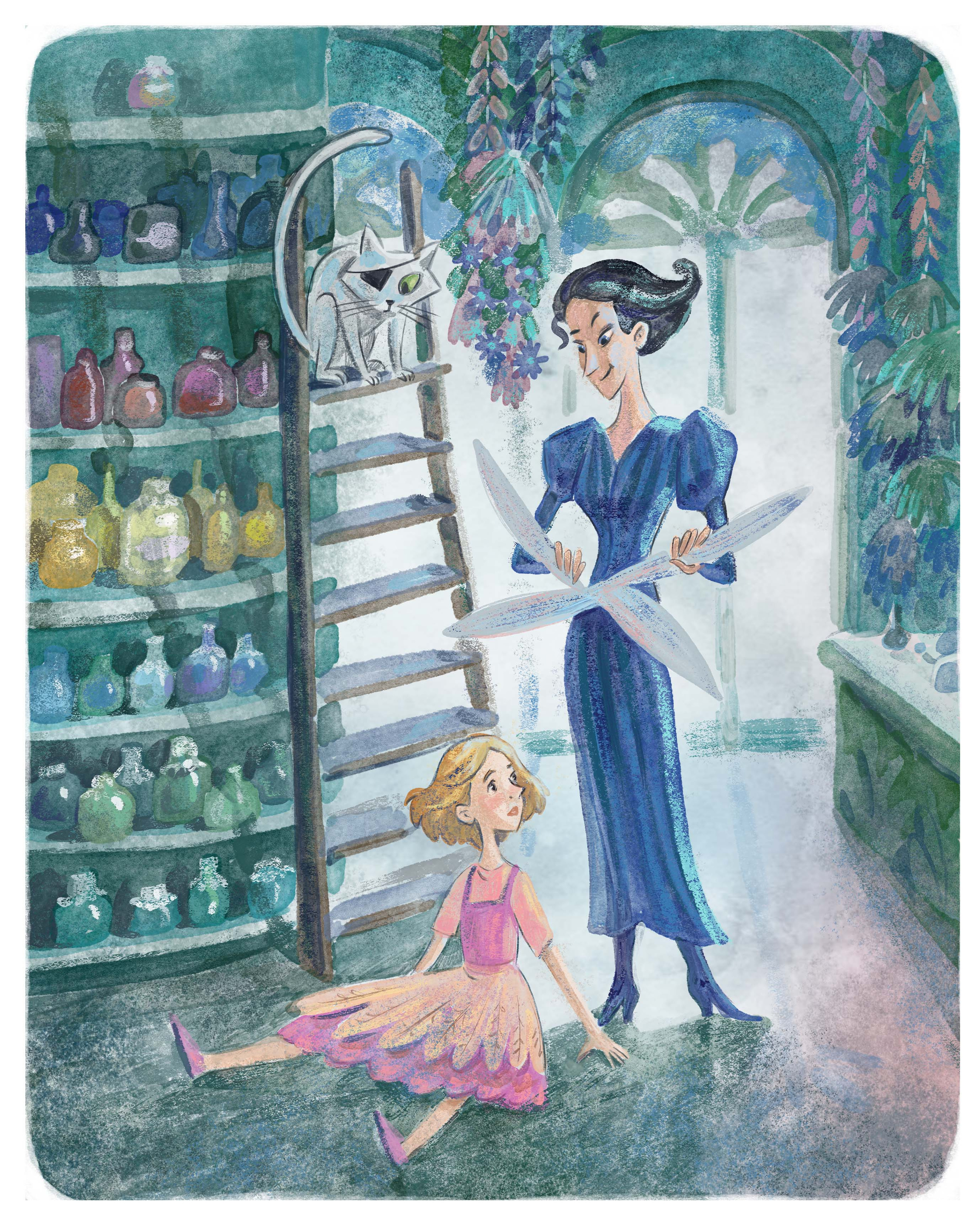 Madame Pamplemousse and Her Incredible Edibles. Анна Гантимурова иллюстратор, театральный видеохудожник мультипликатор