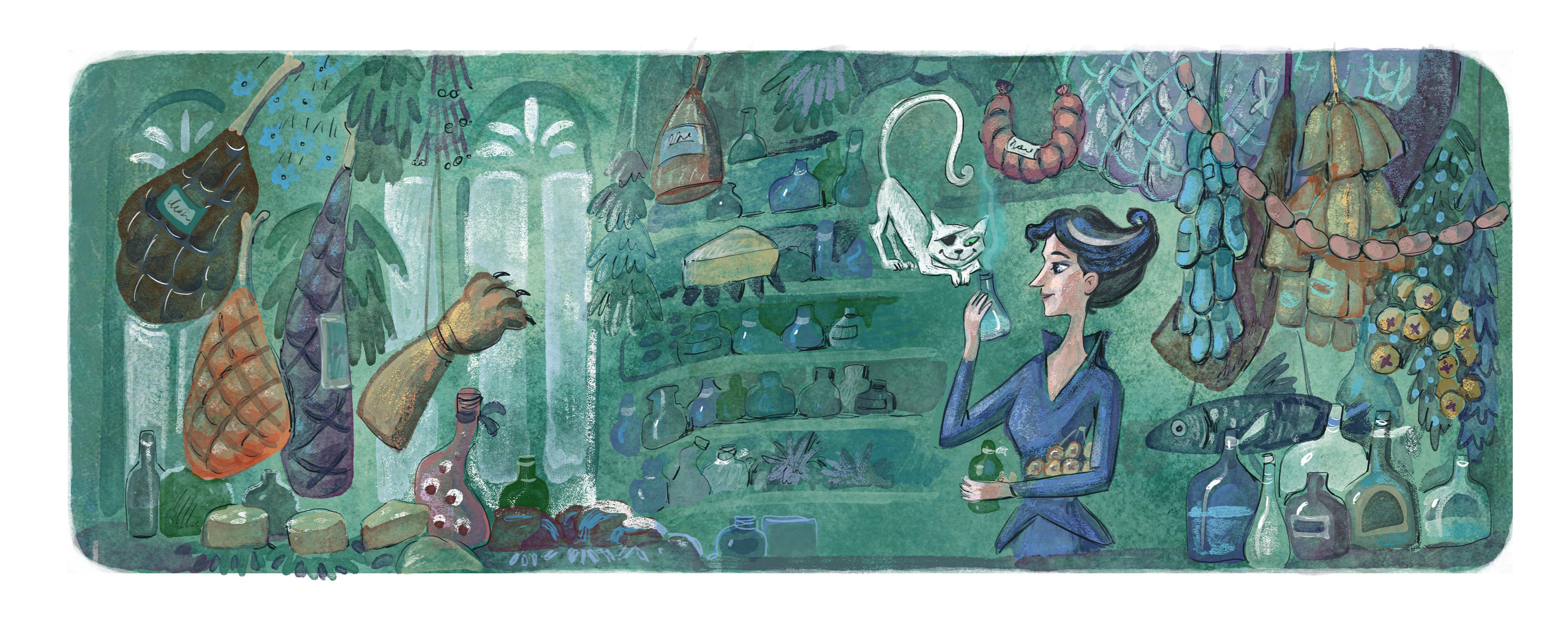 Madame Pamplemousse and Her Incredible Edibles. Анна Гантимурова иллюстратор, театральный видеохудожник мультипликатор