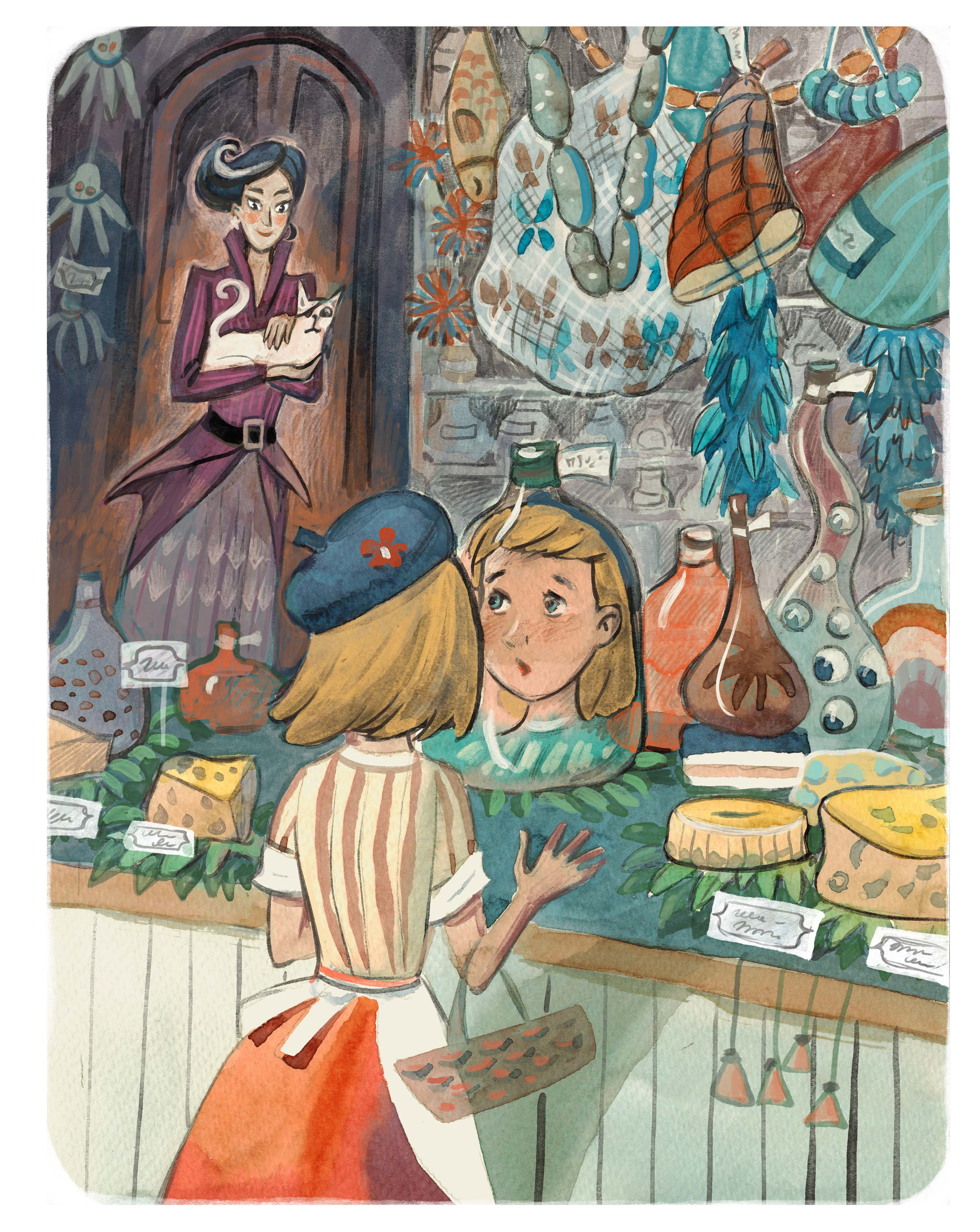 Madame Pamplemousse and Her Incredible Edibles. Анна Гантимурова иллюстратор, театральный видеохудожник мультипликатор