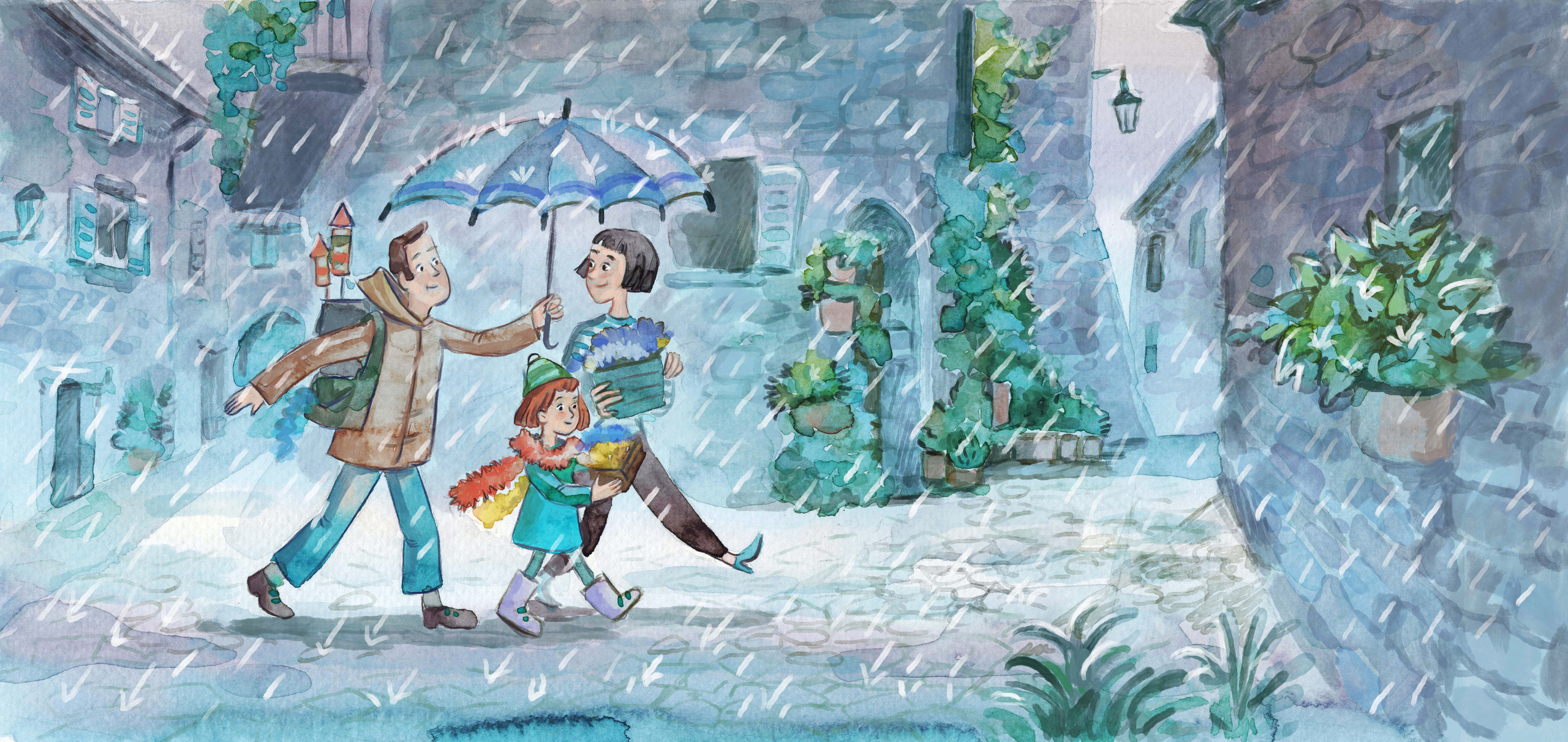 Italy garden. Анна Гантимурова иллюстратор, театральный видеохудожник мультипликатор