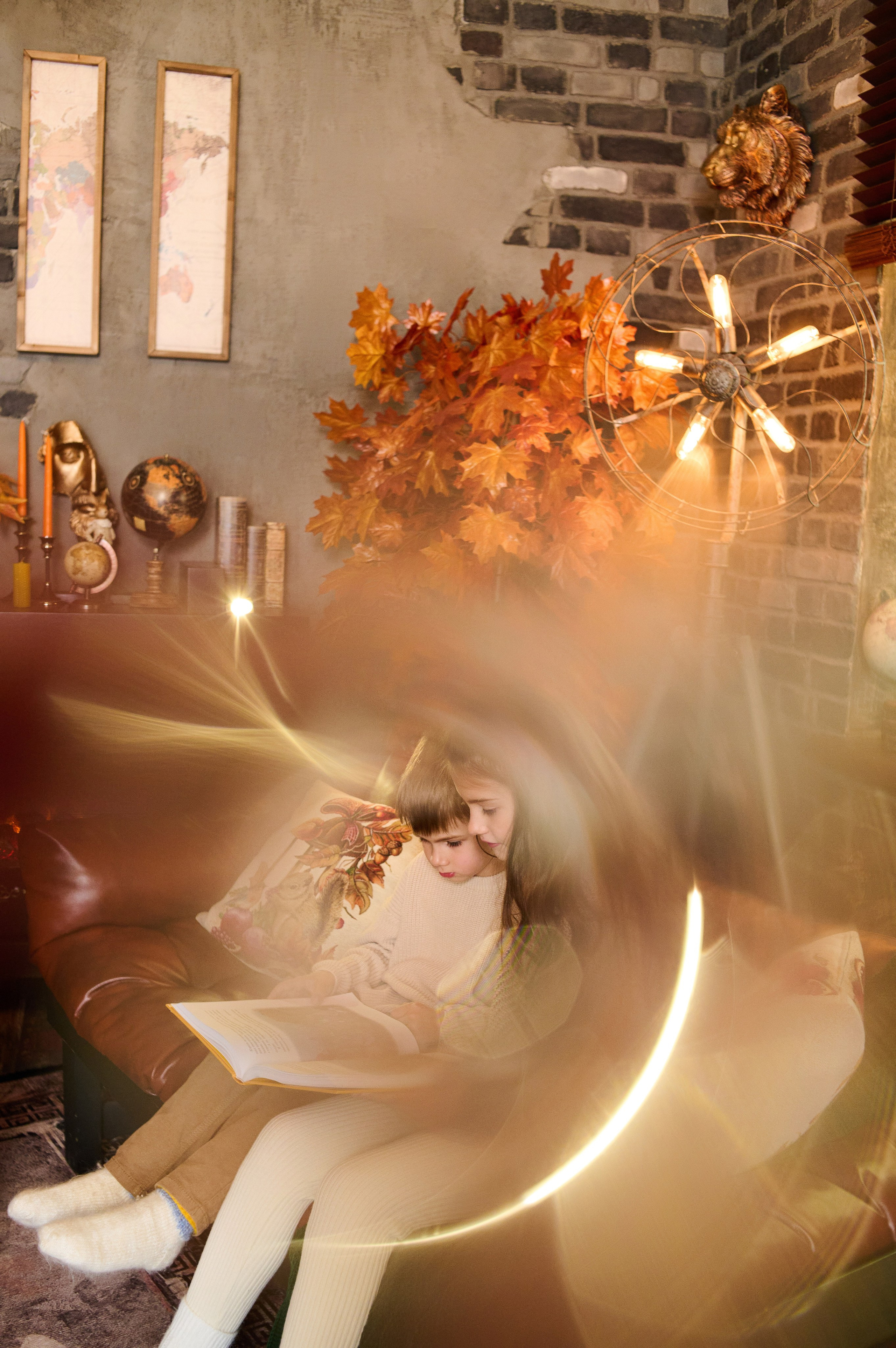 Сказки у камина. Семейный и детский фотограф в г. Ногинске Ангелина Хасанова