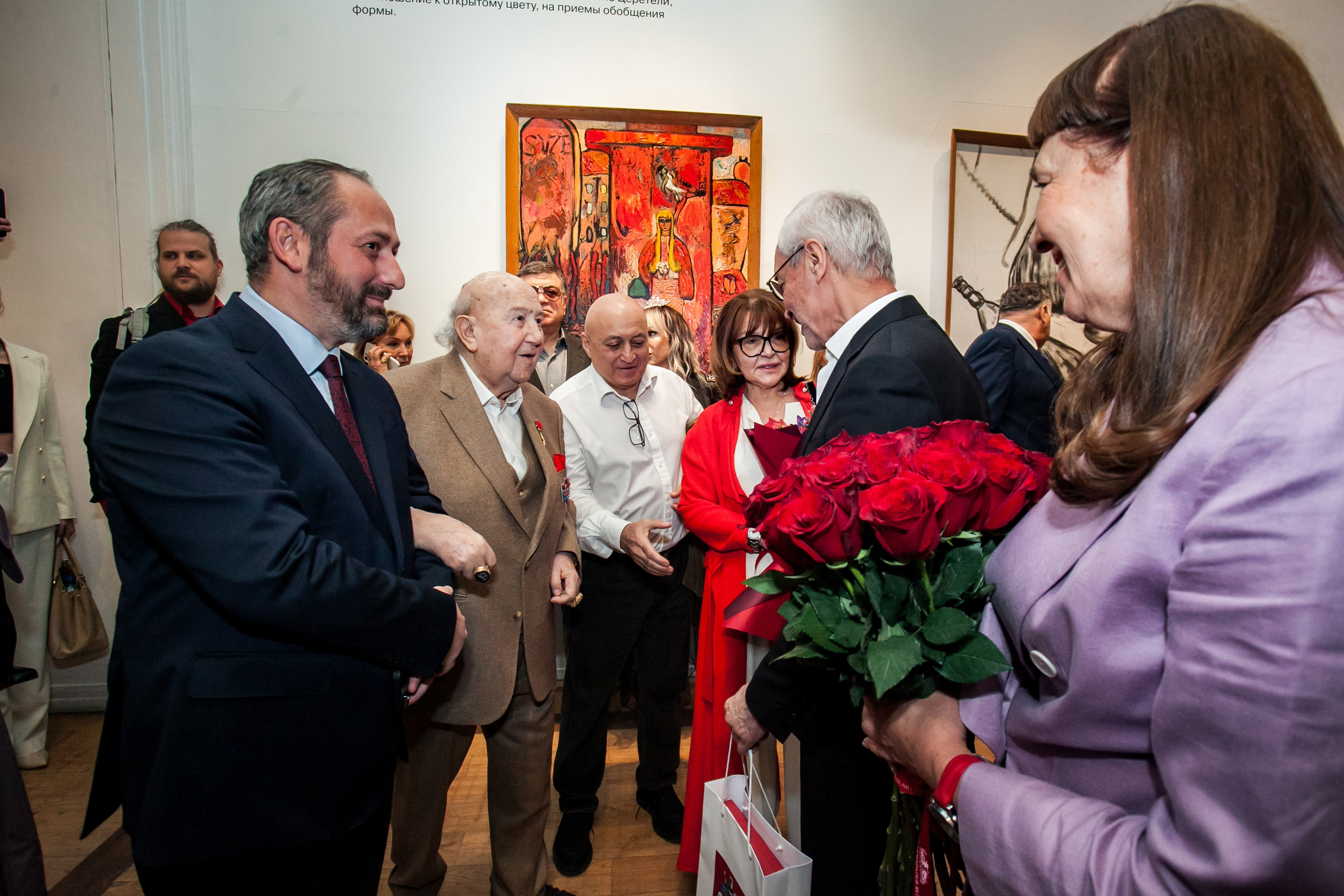 Открытие выставки Зураба Церетели. Art photographer Nino