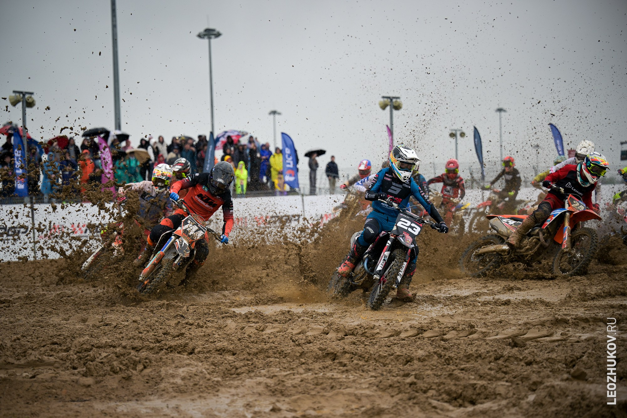 1 round of ММТ RGP russian motocross championships. Sports photographer Leonid Zhukov