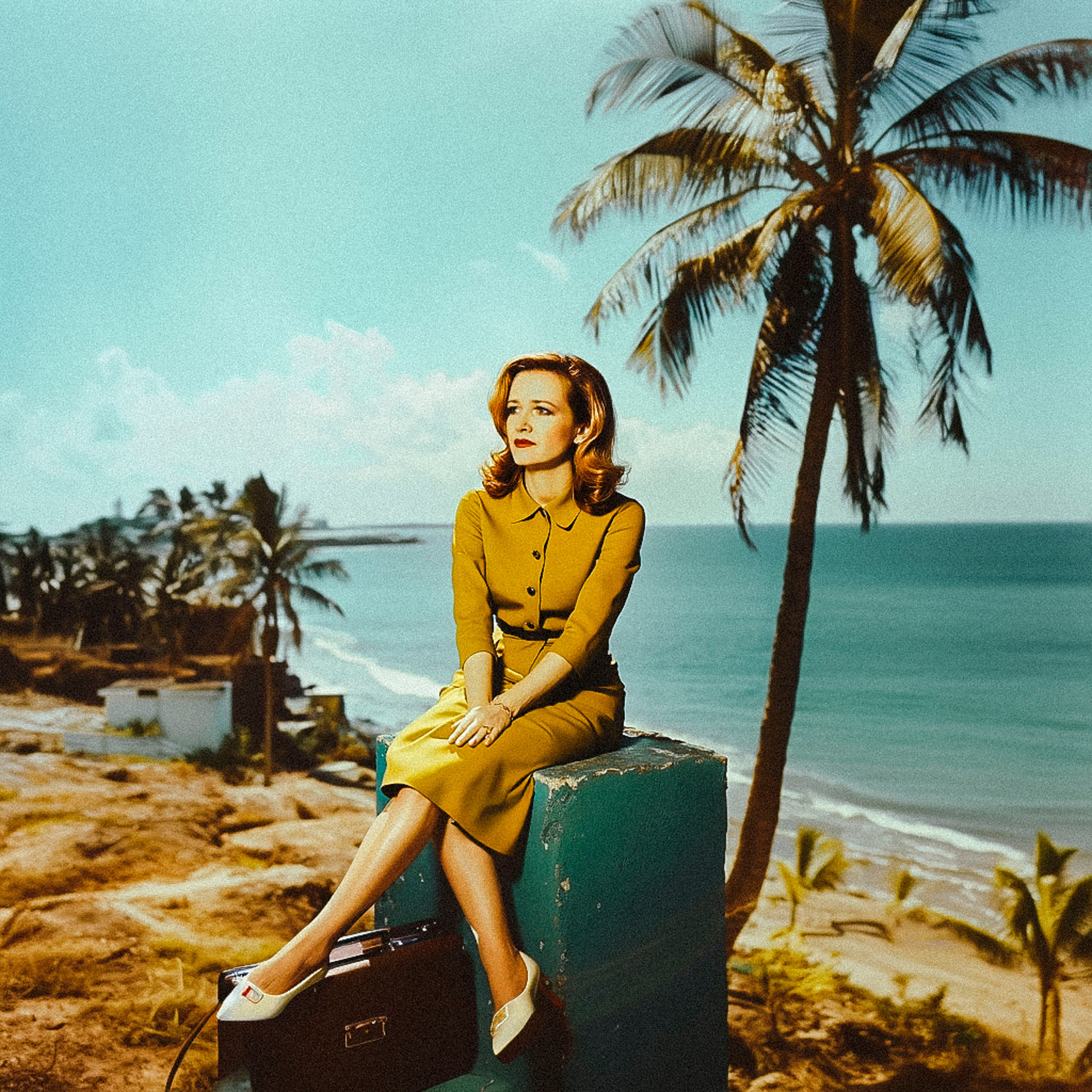 Нейрофотосессия для Екатерины. Девушка и пальмы. ФотоХудожник Харитонова Ирина г. Санкт-Петербург