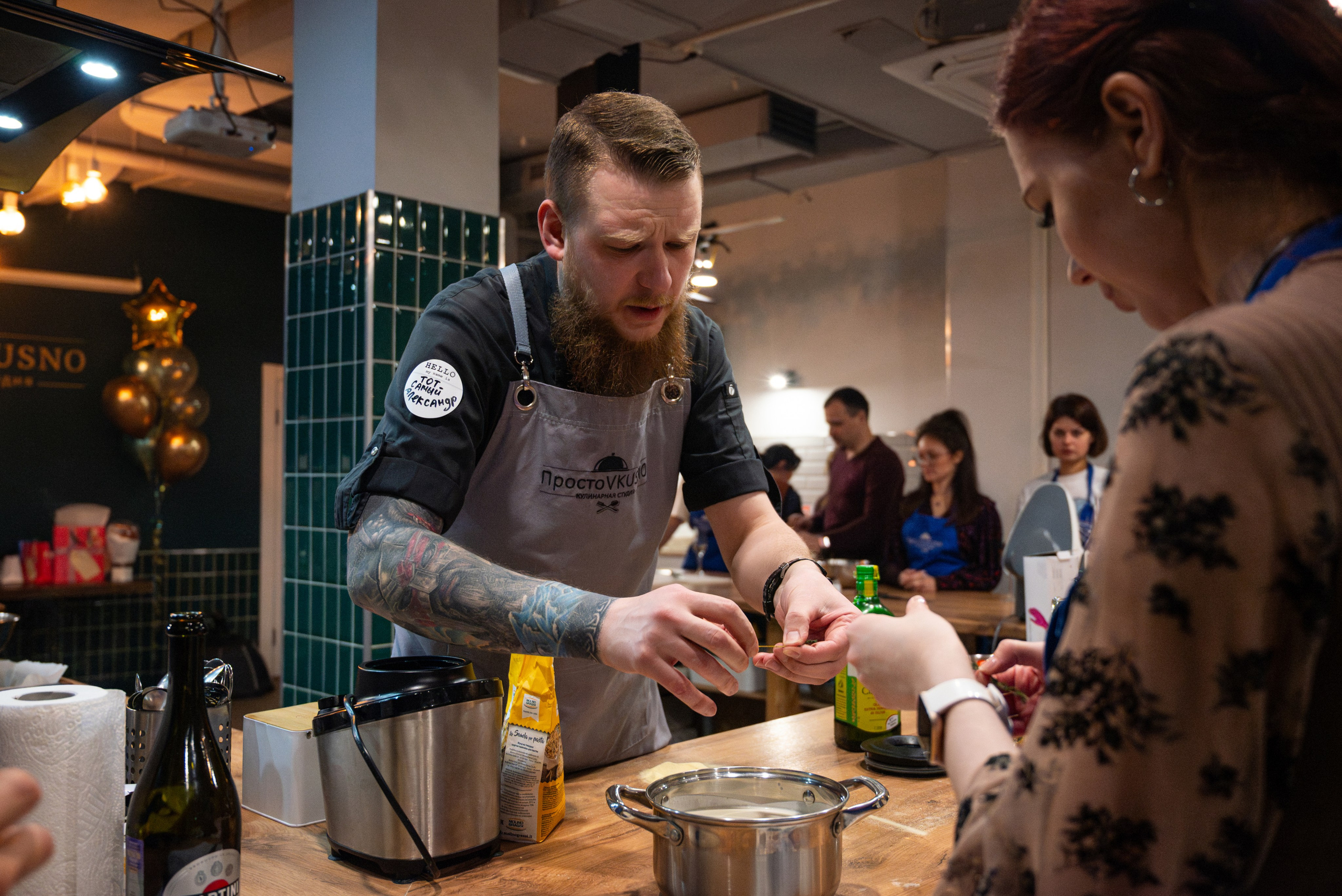 Кулинарный мастер класс. Фотограф мероприятий в Москве