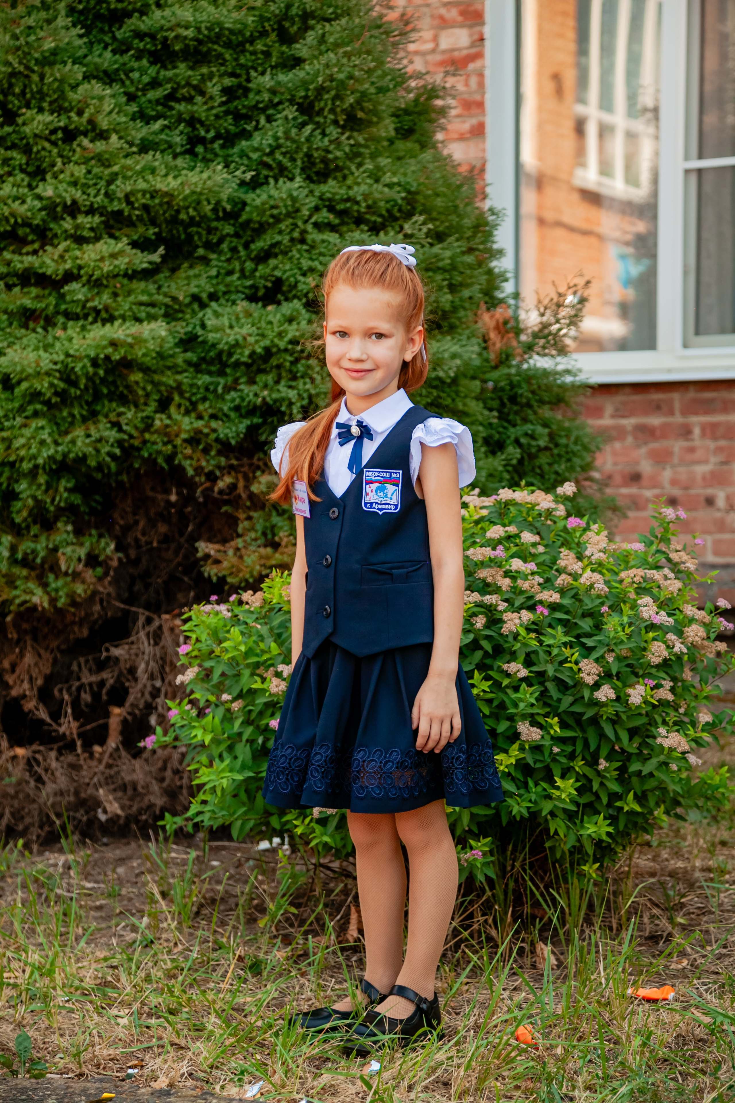 1 сентября линейка. Свадебный и семейный фотограф в Армавире