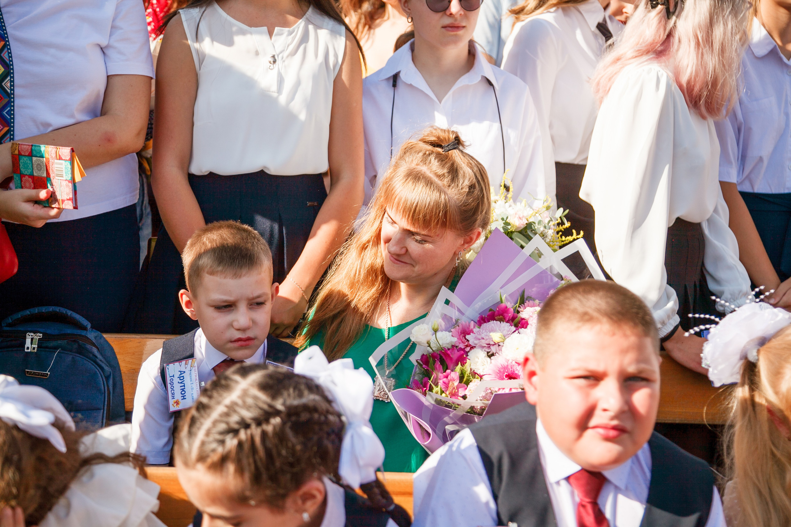 1 сентября линейка. Свадебный и семейный фотограф в Армавире