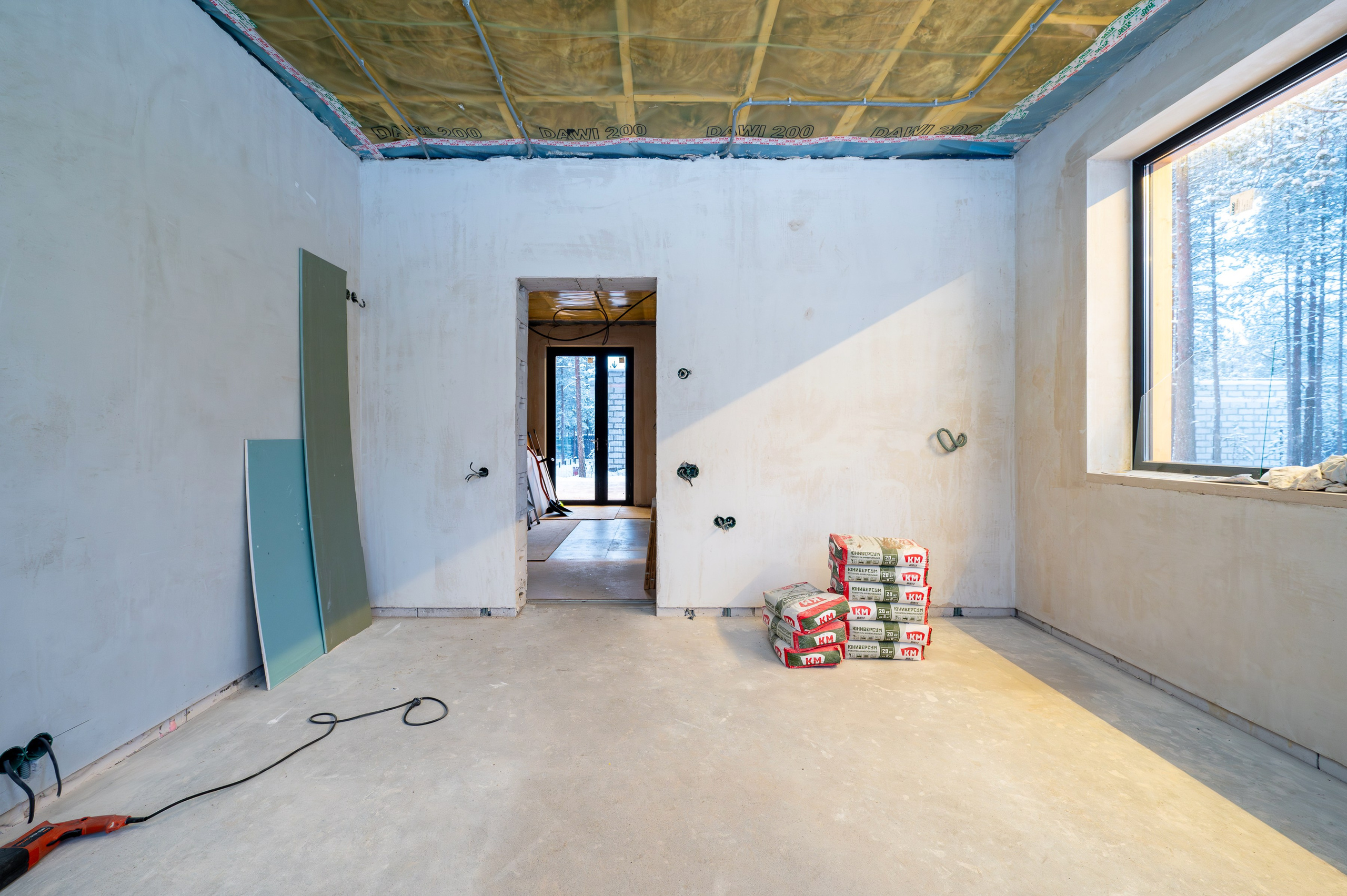 Строящийся дом в Курортном районе. Интерьерный фотограф. Фото- видеосъемка недвижимости Санкт-Петербург