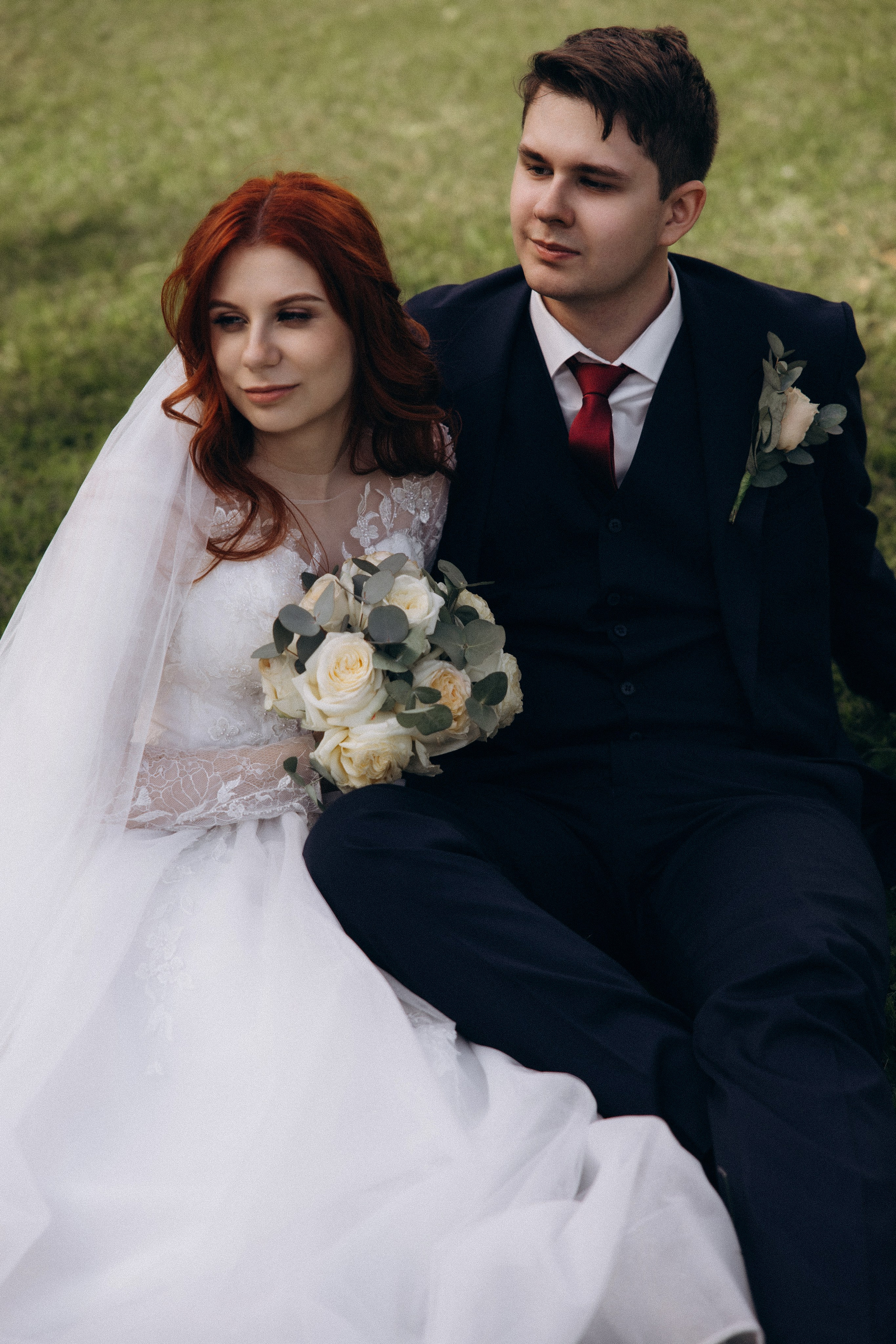 Фотосессия свадьбы Ивана и Александры в парке Горки Ленинские