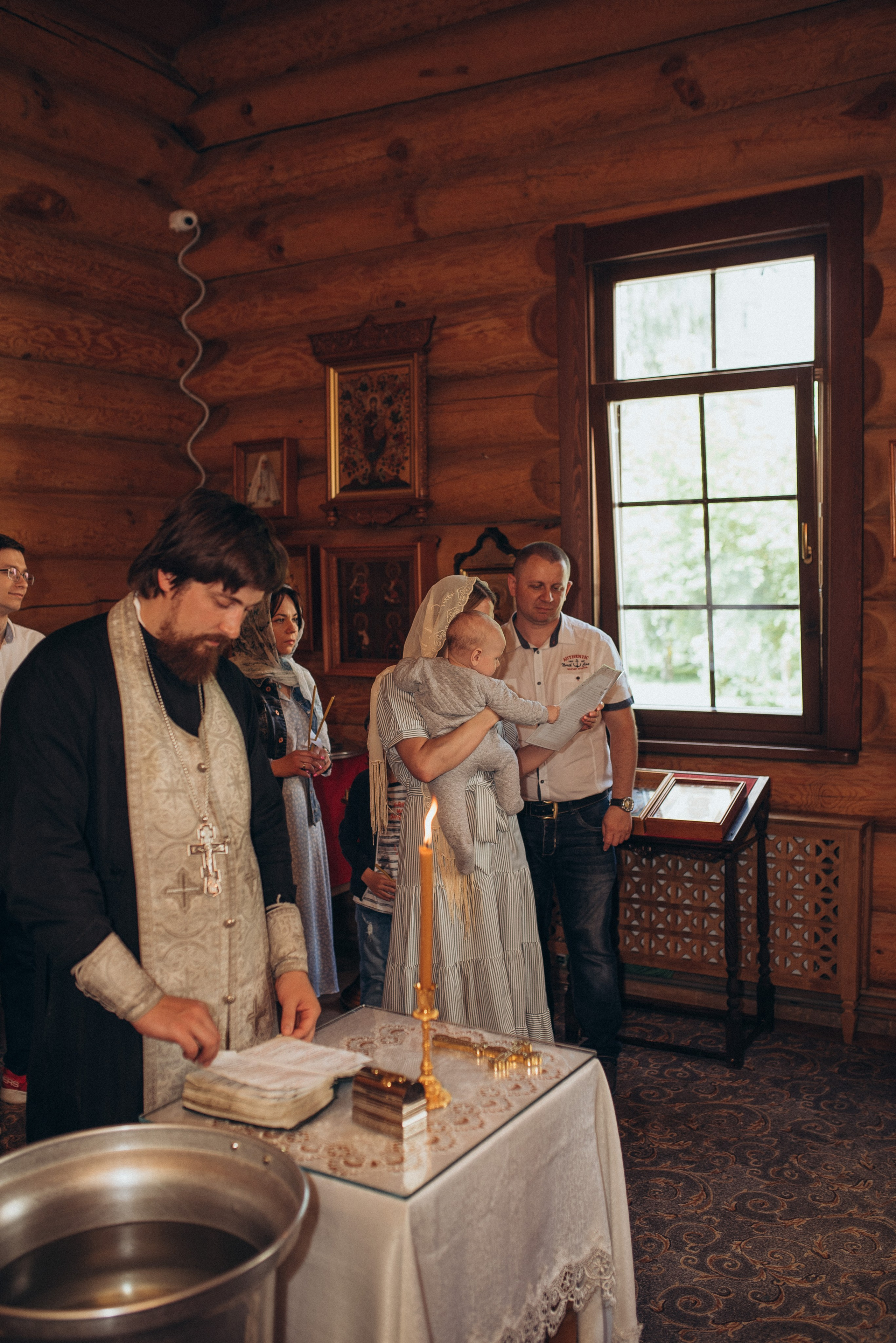 Таинство Крещения Всеволода. Семейный фотограф в Москве Екатерина Север