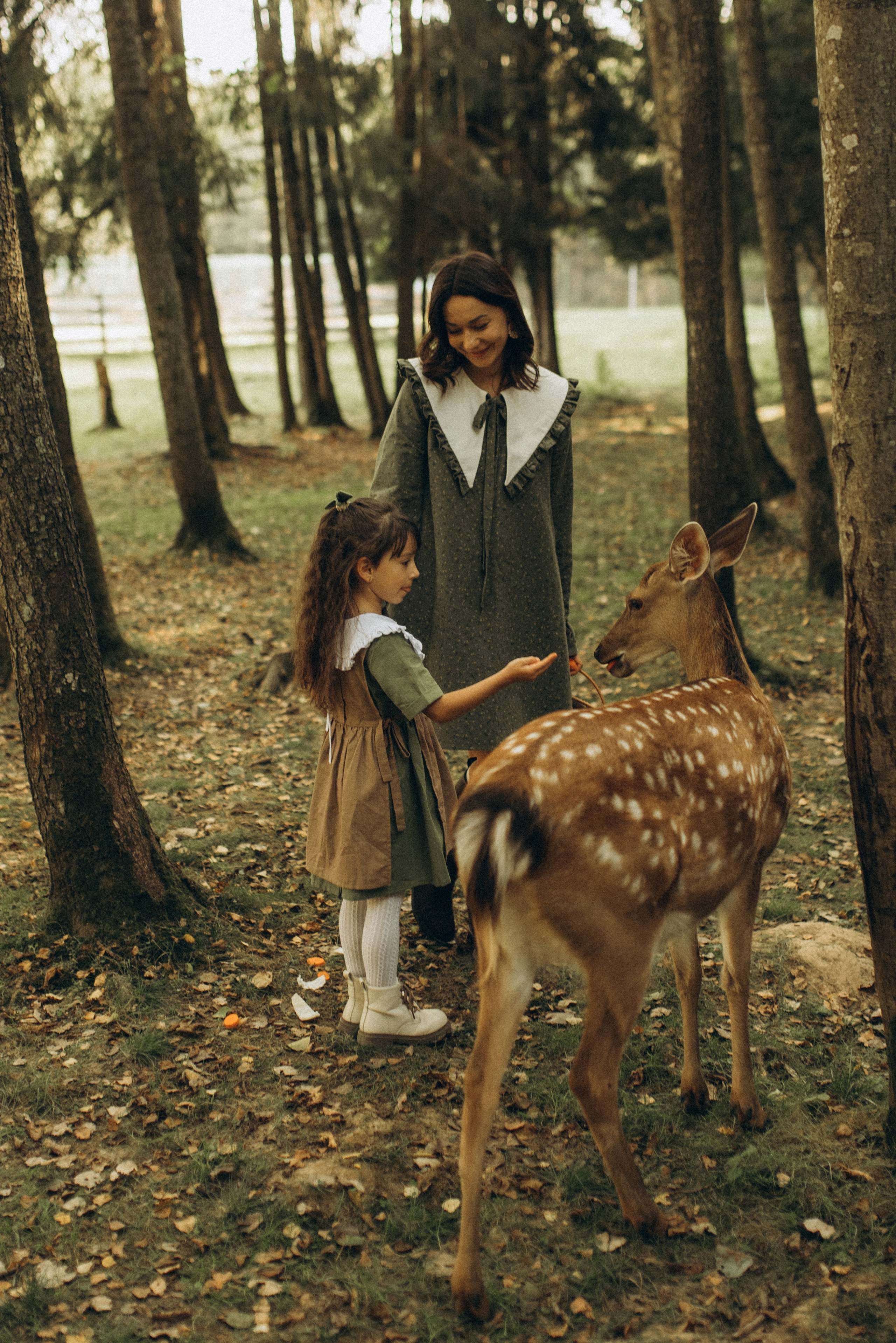 Прогулка к оленям. Семейный фотограф в Москве Екатерина Север