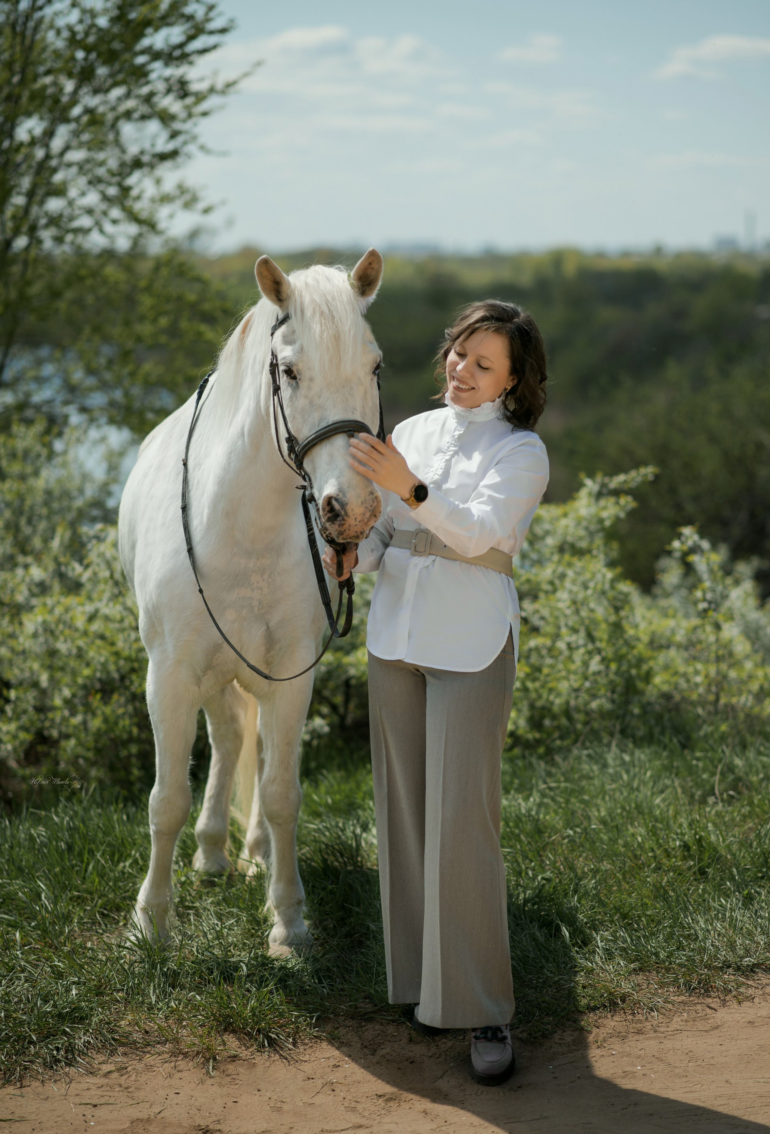 Семейная съемочка с Чингизом. Конный фотограф в Саратове Юлия Иванова