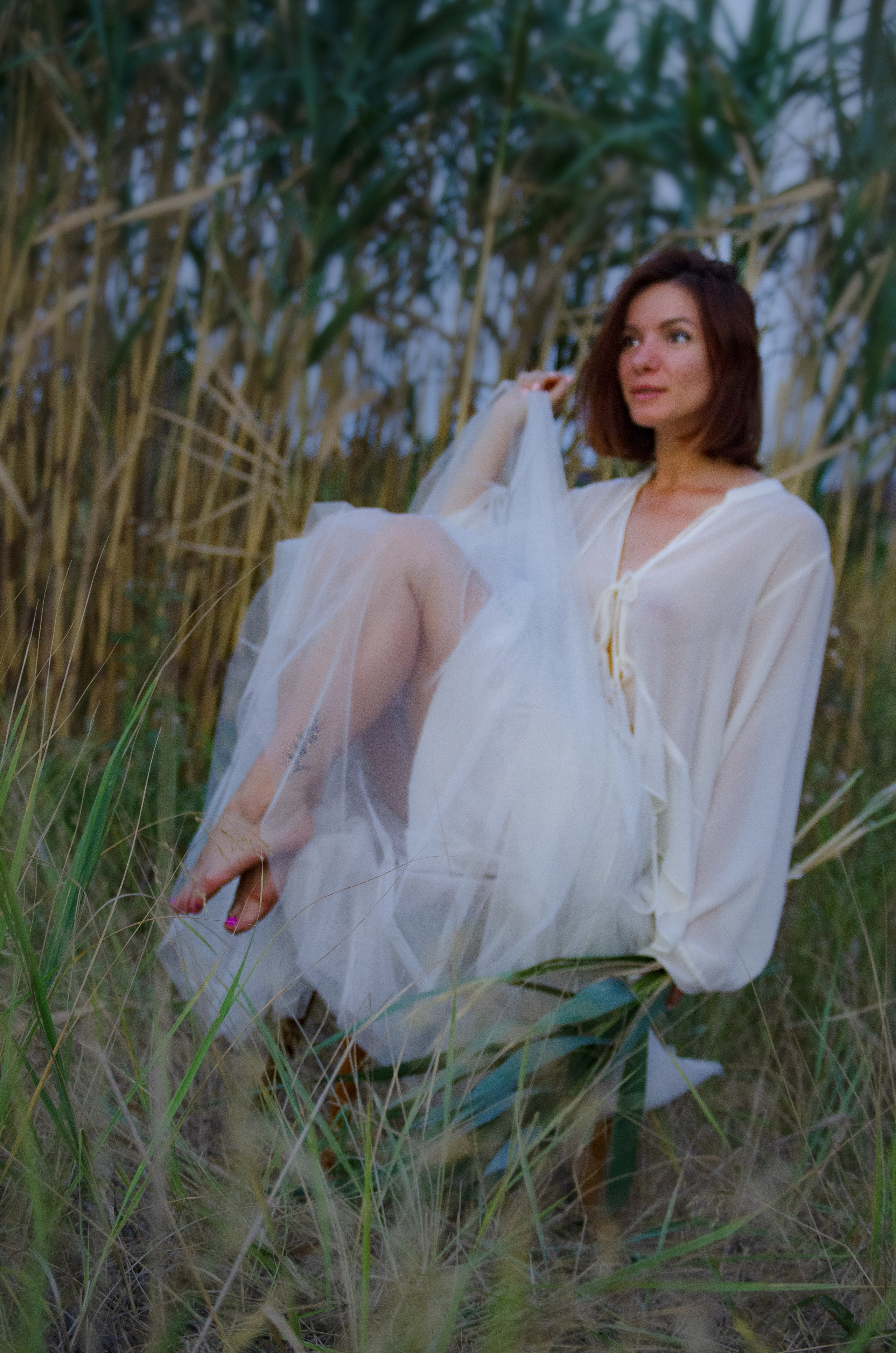 Нина. Камыши. Портретный фотограф в Краснодаре Юлия Кудряшова