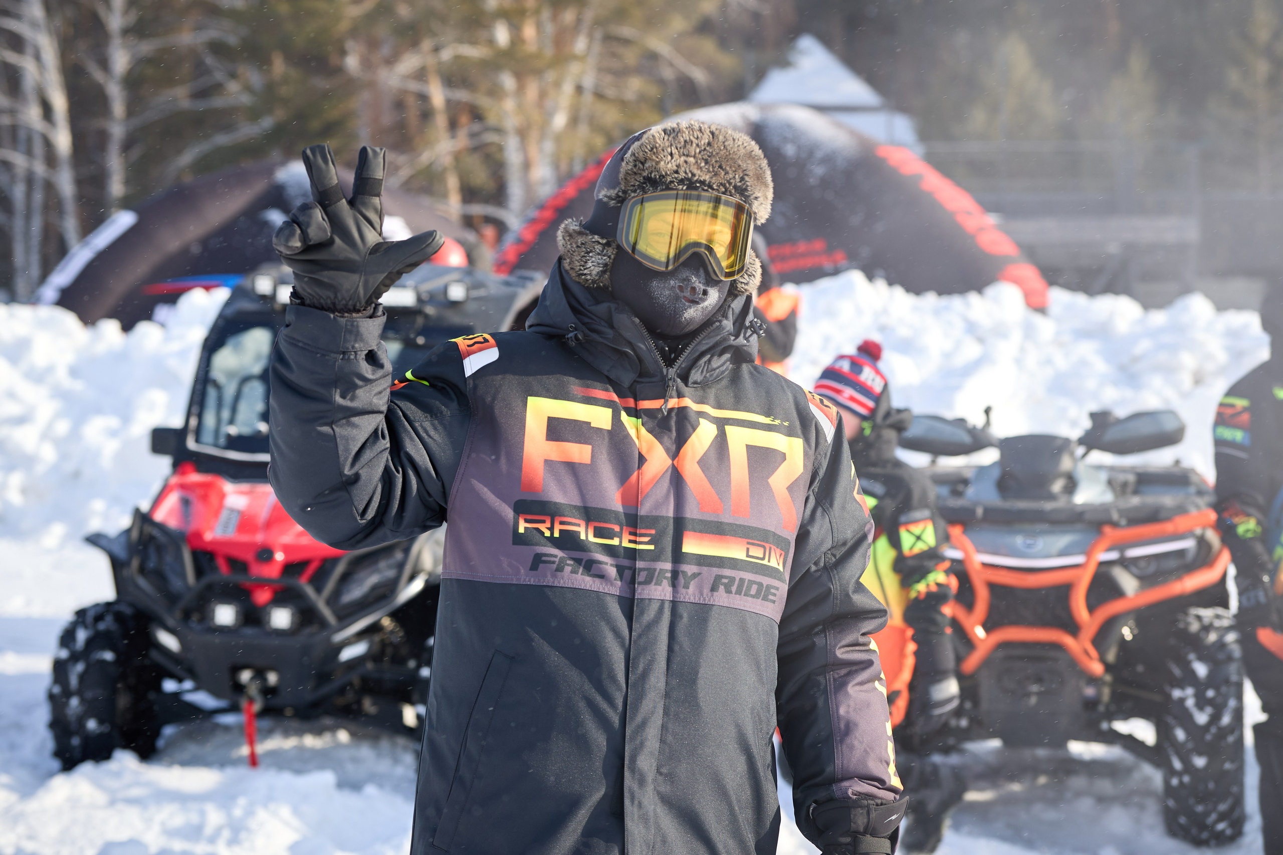 Топим Лёд — 2026. Соревнования на квадроциклах. Фотограф в Новосибирске Алена Скокова