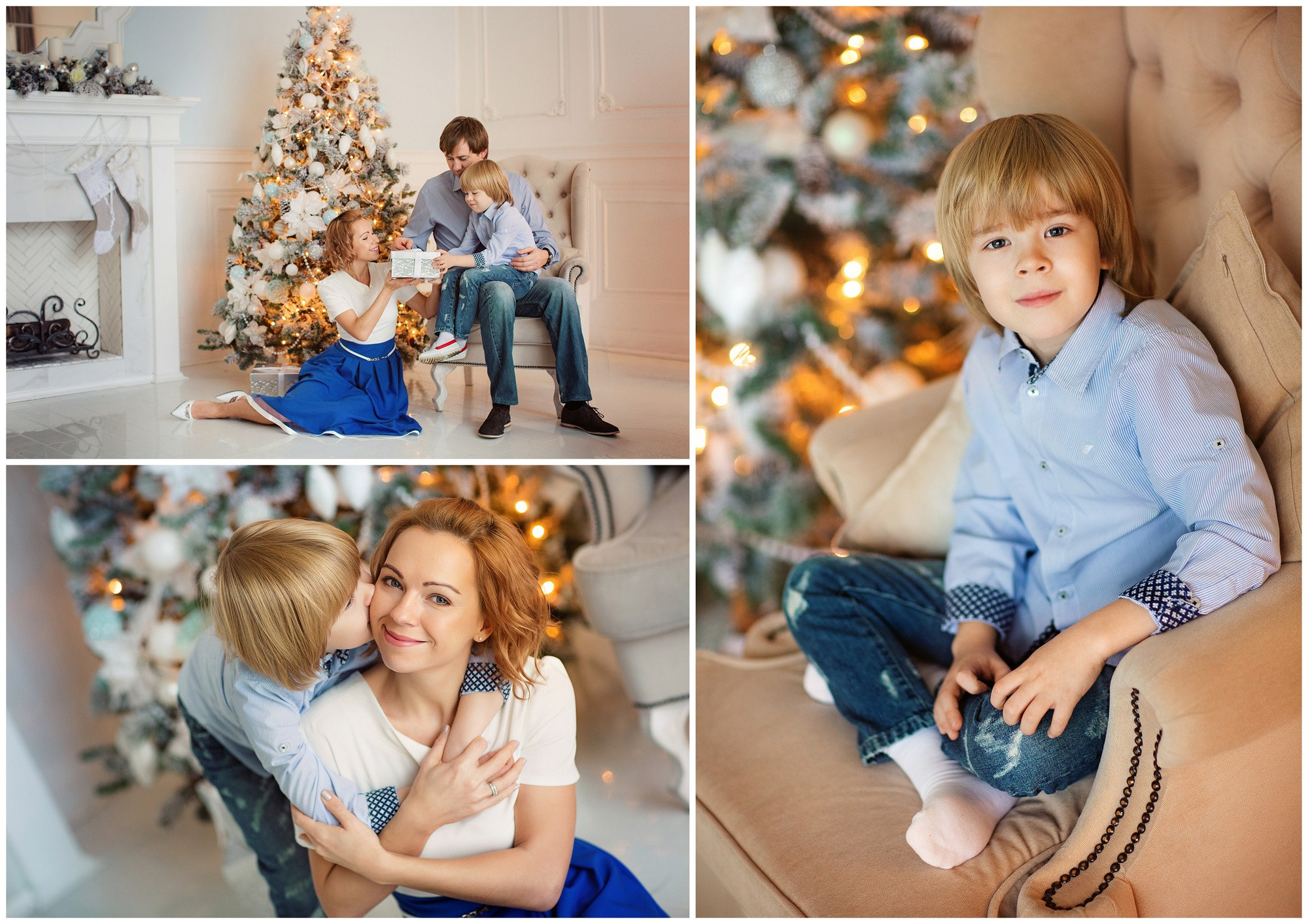 Новогодняя семейная фотосессия