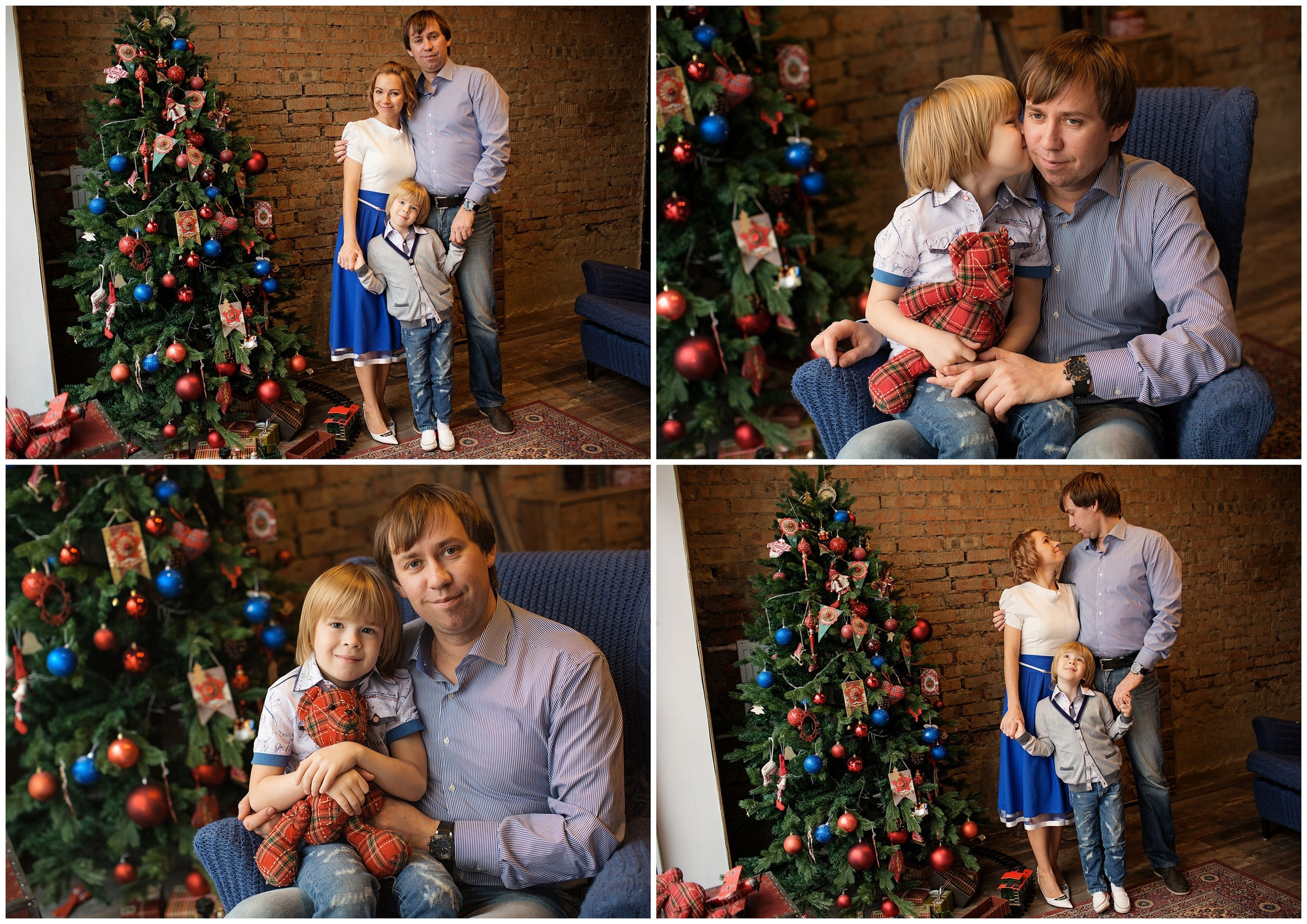 Новогодняя семейная фотосессия