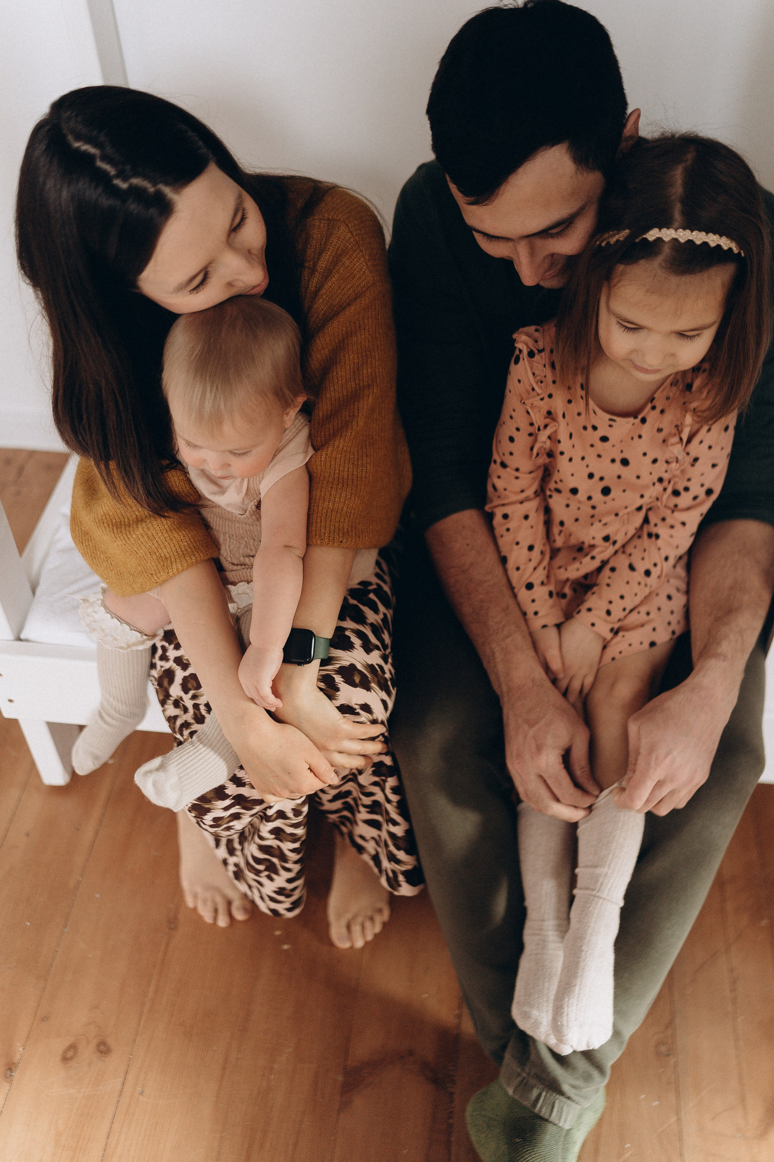 Роззи, Майкл, Лира и Яна. Семейный и домашний фотограф в Уфе Ирина Гарасюта