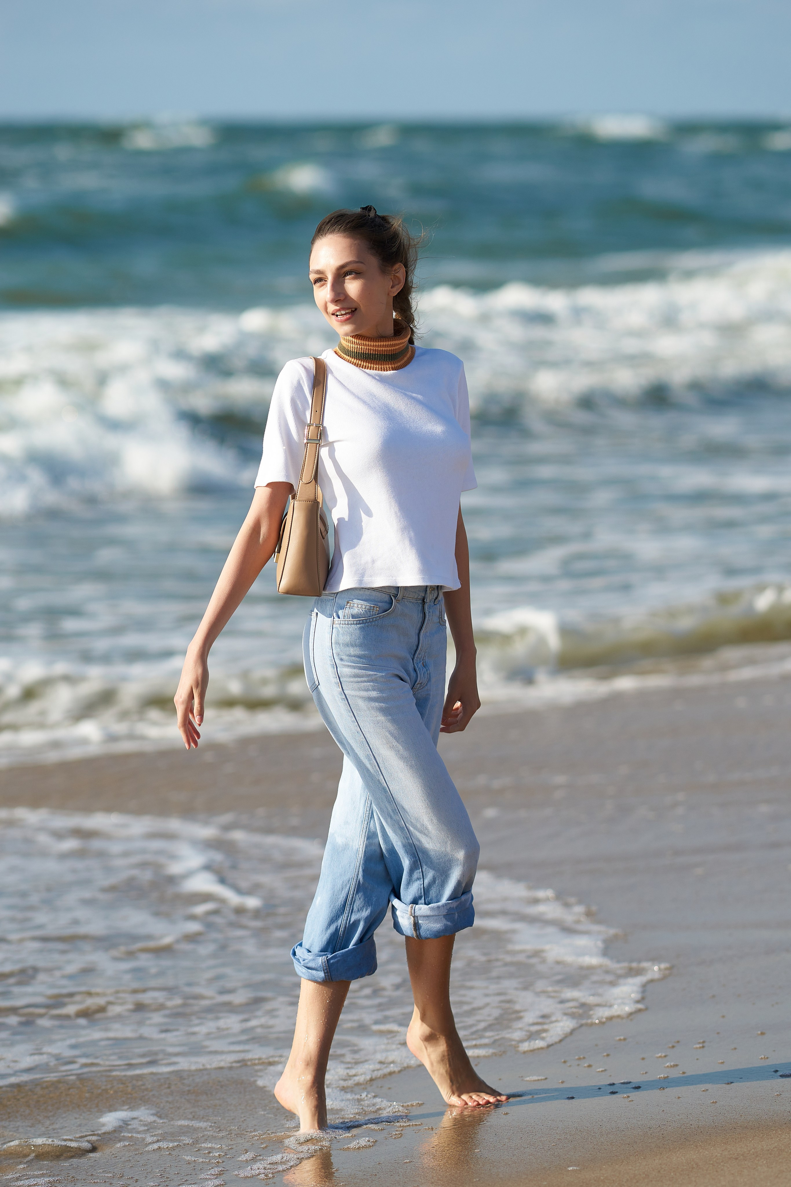 Фотосессия на Балтийском море. На Куршской косе