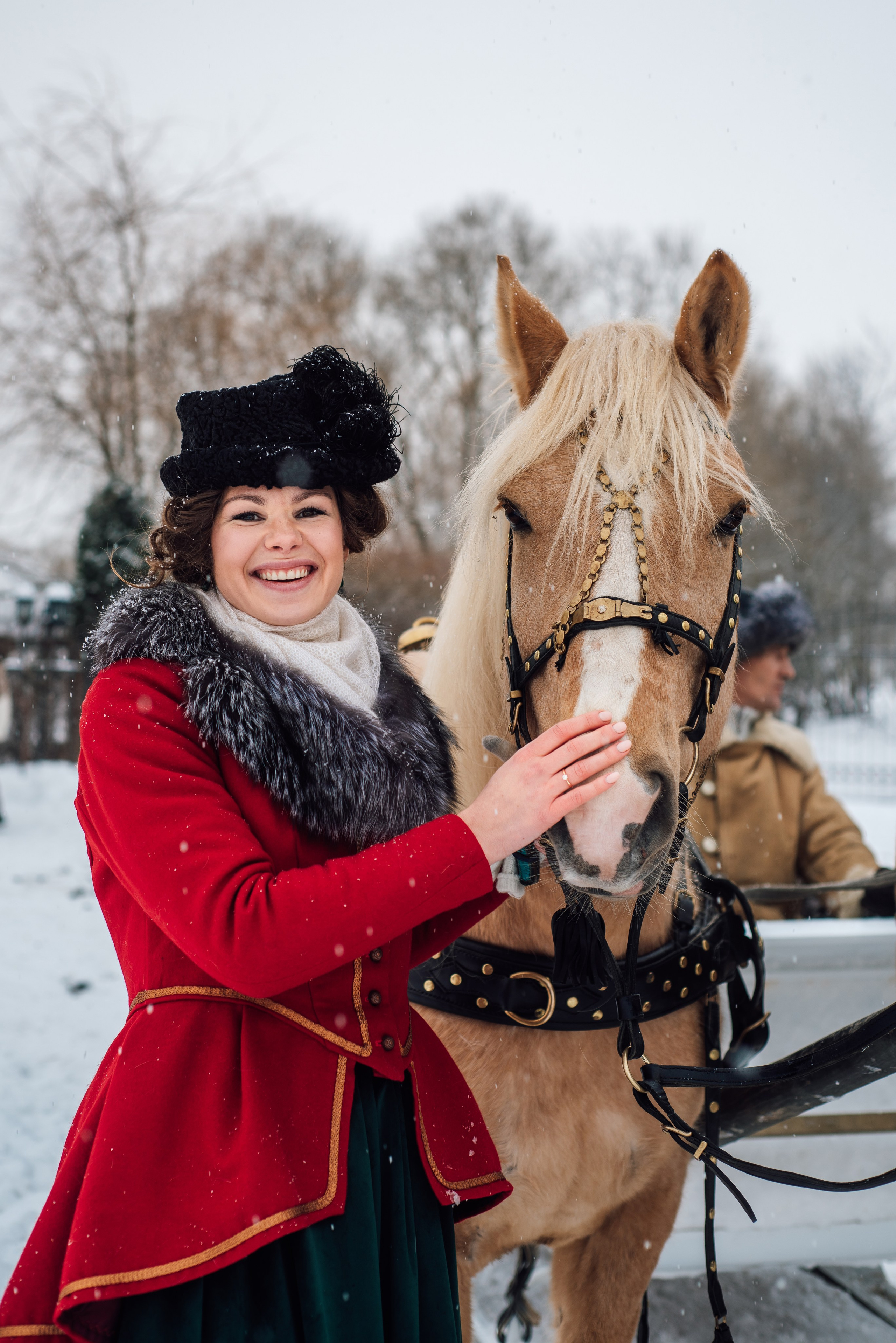 Зимняя парфорсная охота. Фотограф Диана Вальтер