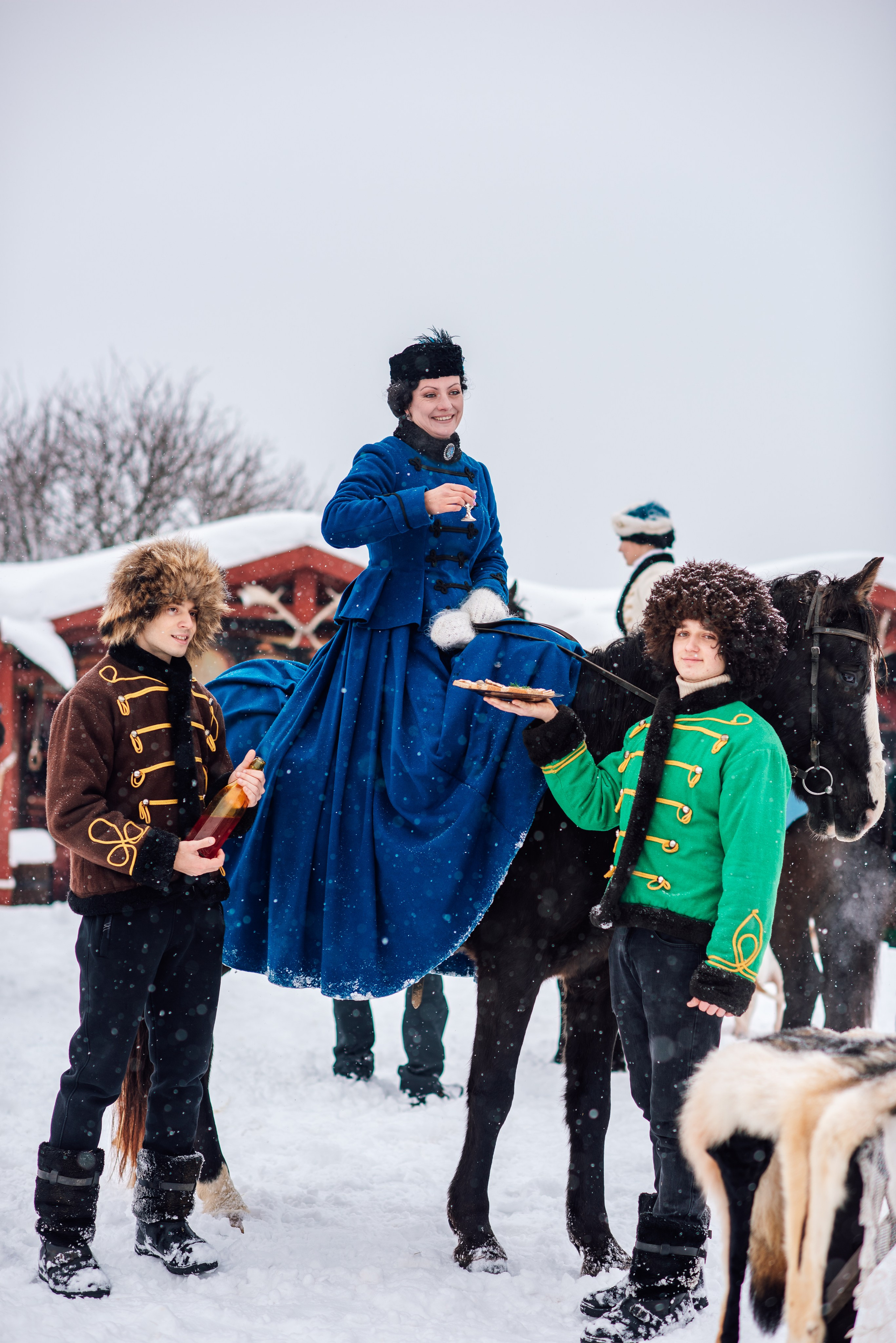 Зимняя парфорсная охота. Фотограф Диана Вальтер