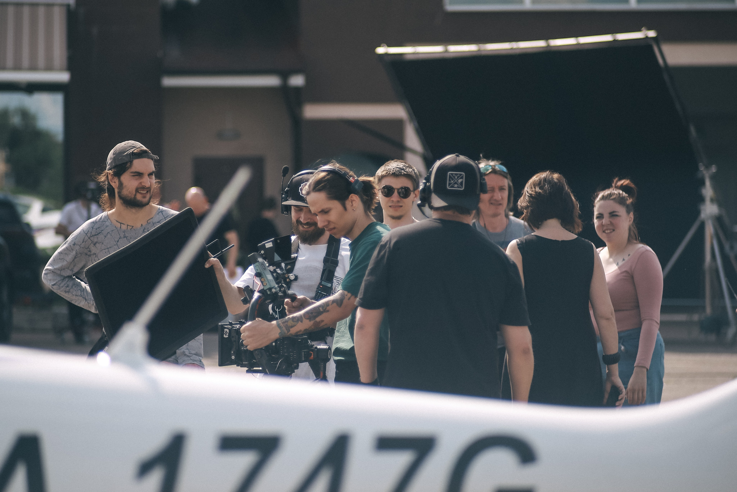 Съёмки фильма «Небо, прощай!». Аэродром Северка. Антонина Морозова, профессиональный семейный фотограф видеограф