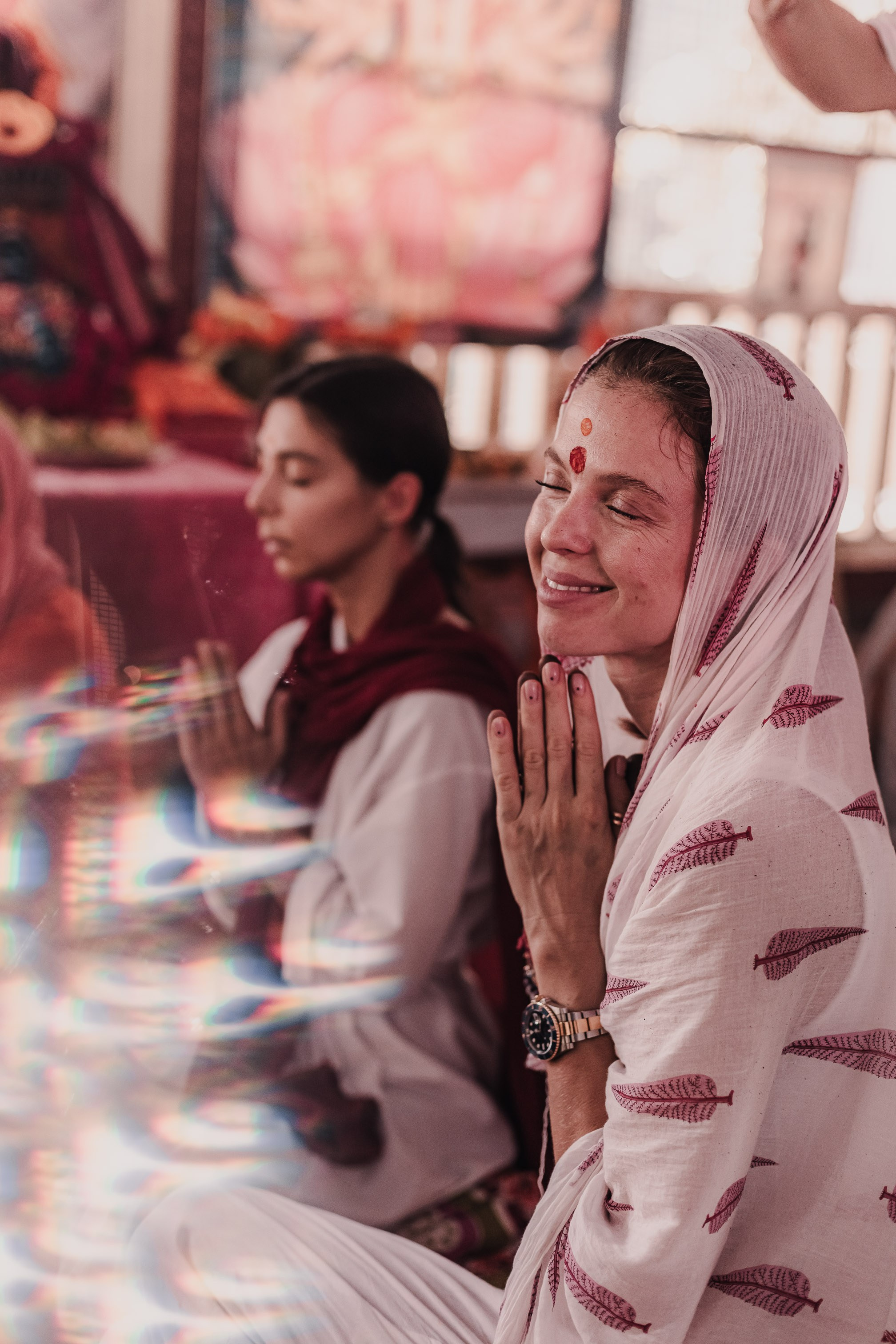 Navaratri yajna at Devraha Baba Ji ashram. Мариам Багдасарян