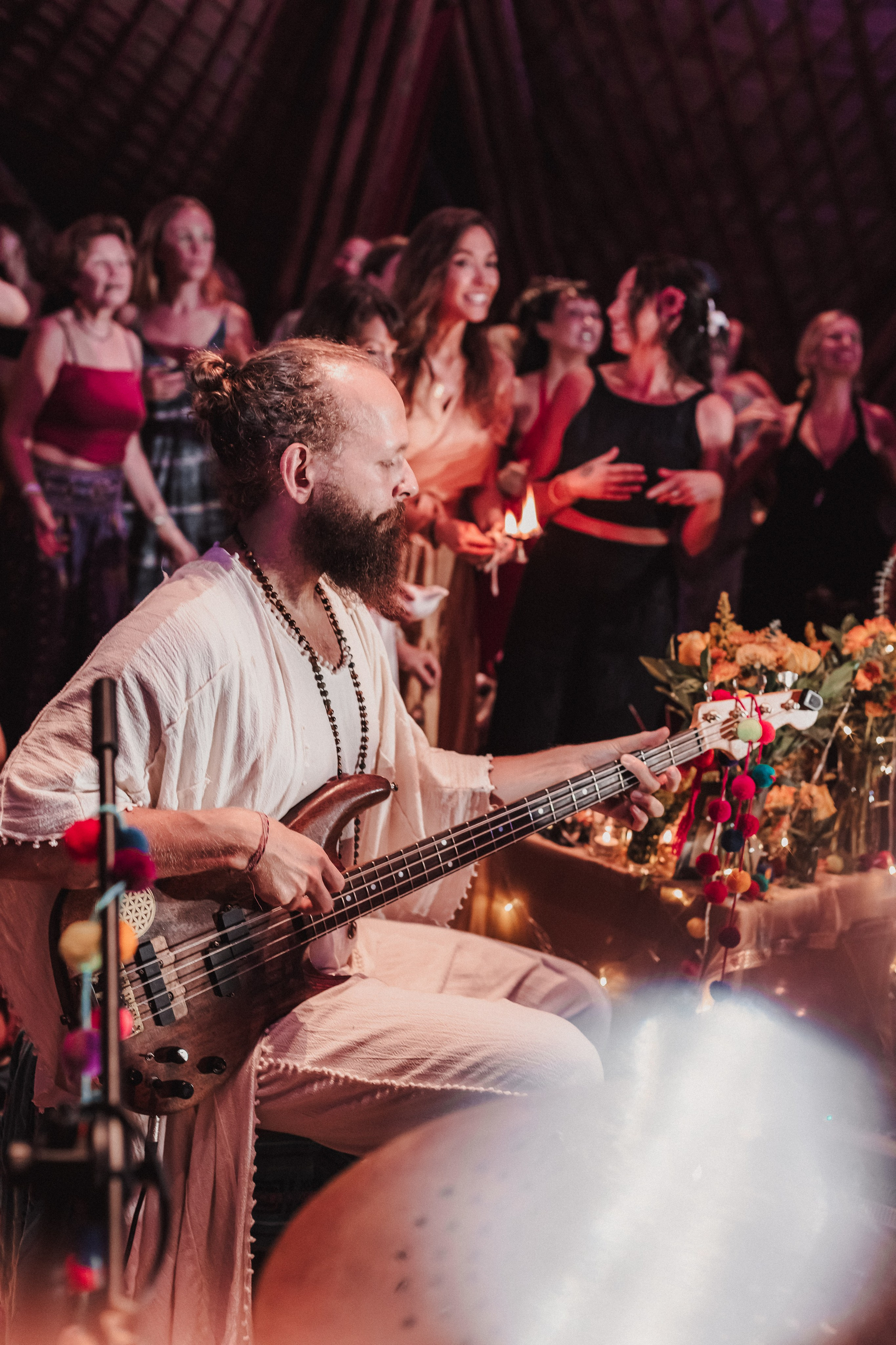 Hanuman Project kirtan at Alchemy march. Mariam Bagdasaryan