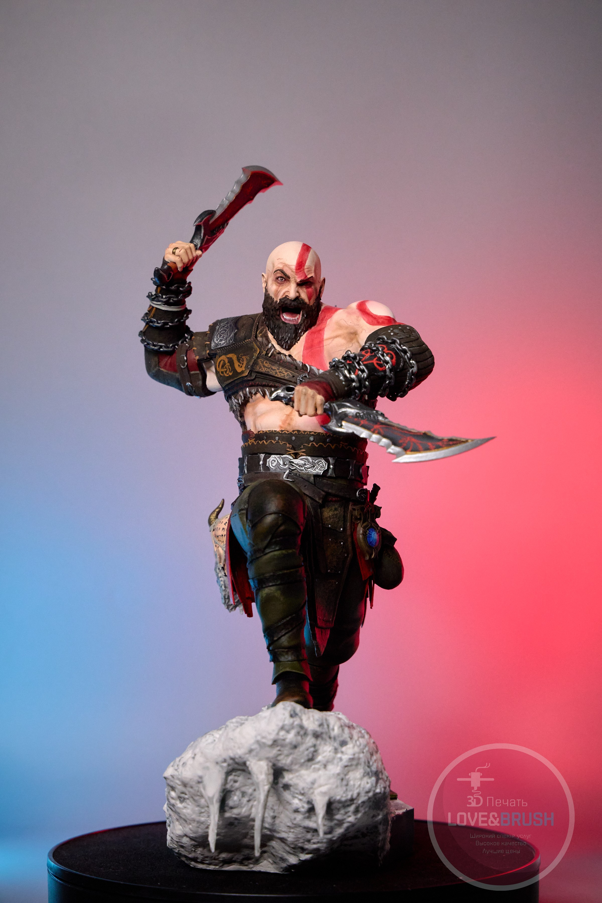 3D печать Love&Brush Kratos. ФОТОГРАФ ЭДУАРД КОЛТУНОВСКИЙ