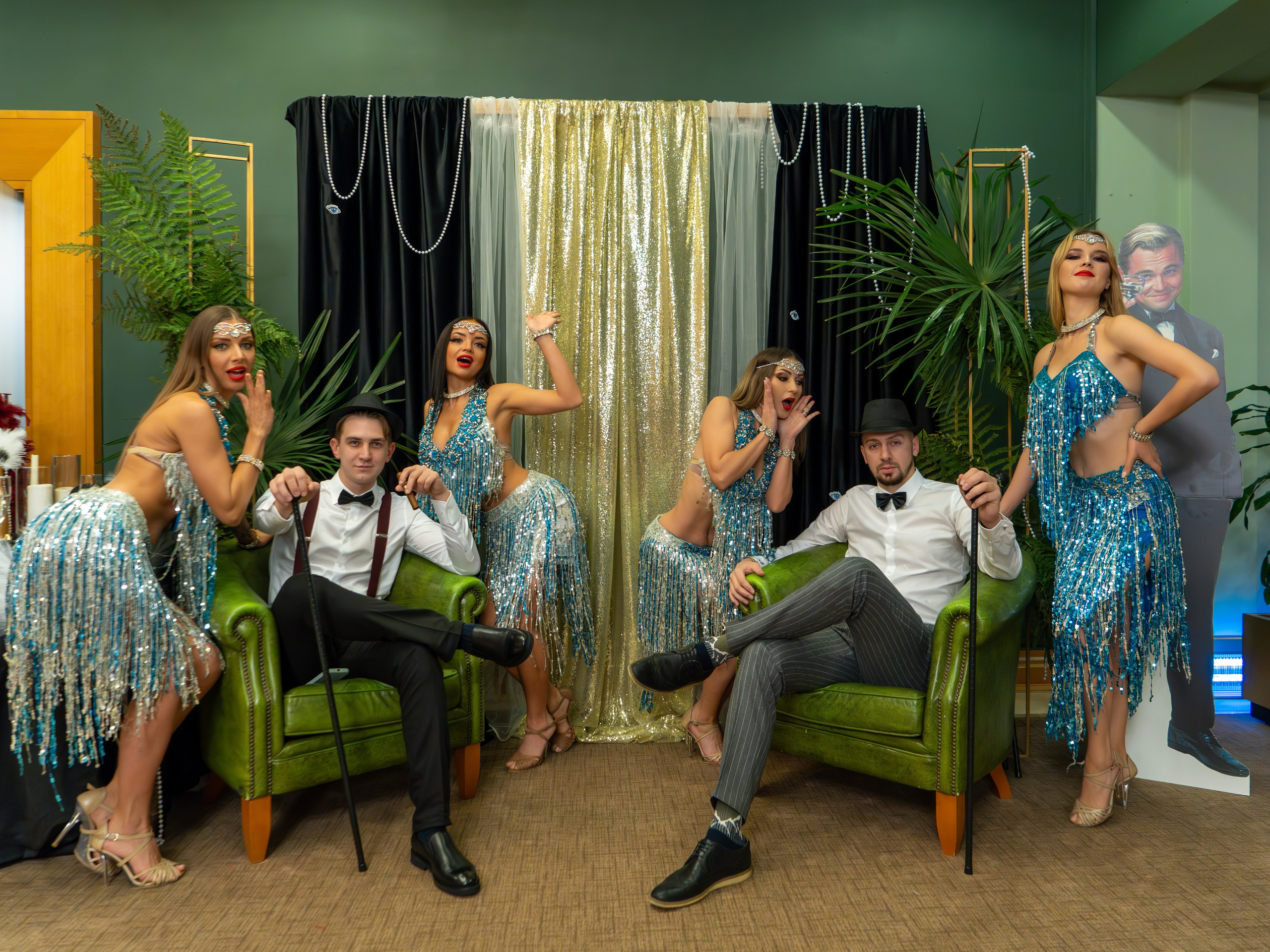 Новый год в стиле Great Gatsby. Репортажный фотограф в Красной Поляне и Сочи Павлюченко Екатерина