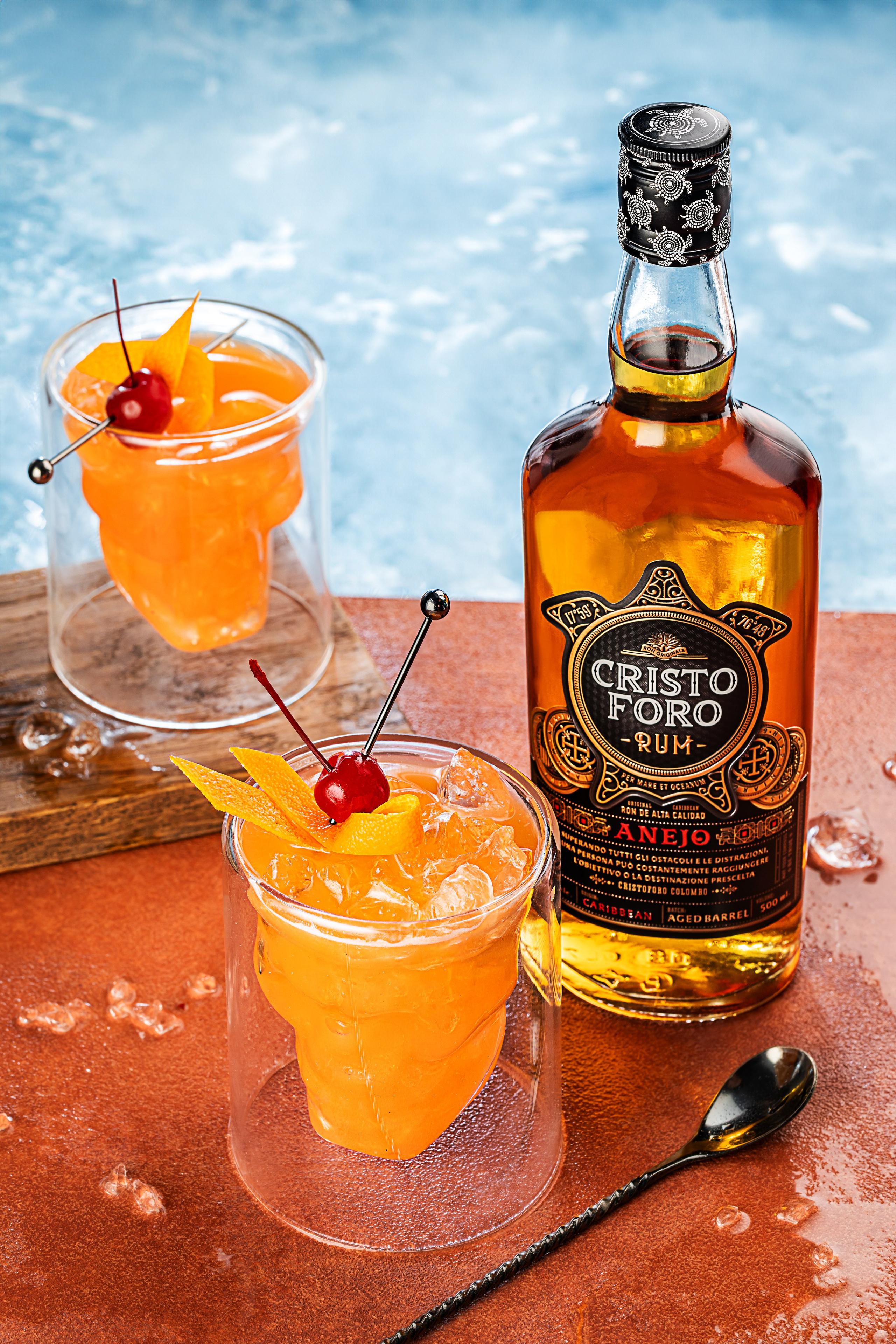 Cristoforo rum. Foodie Stories (гастрономические истории) рекламная фуд-фотосъёмка, Москва