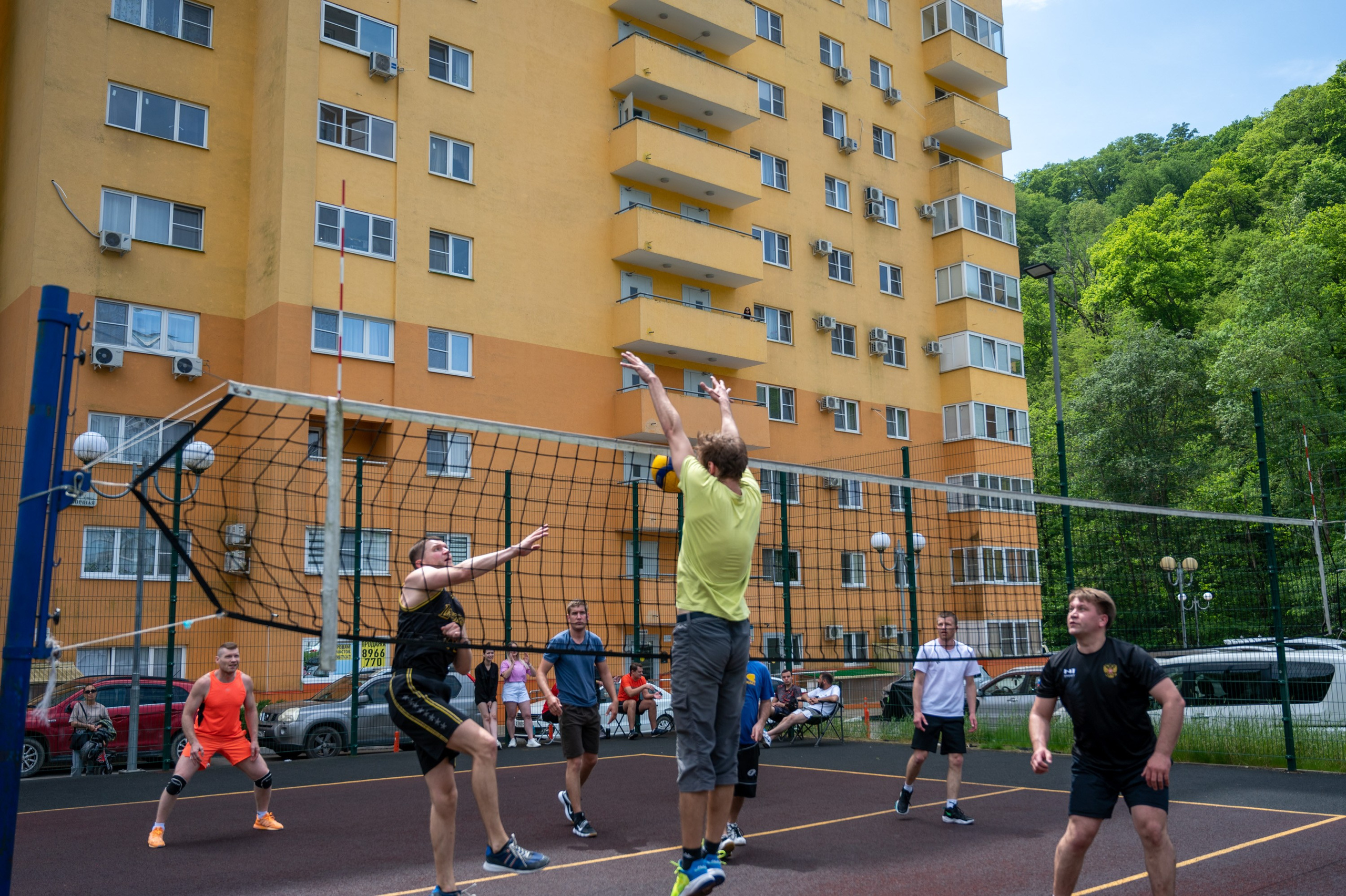 Турнир по Волейболу. Фотографирую счастливых людей в Сочи