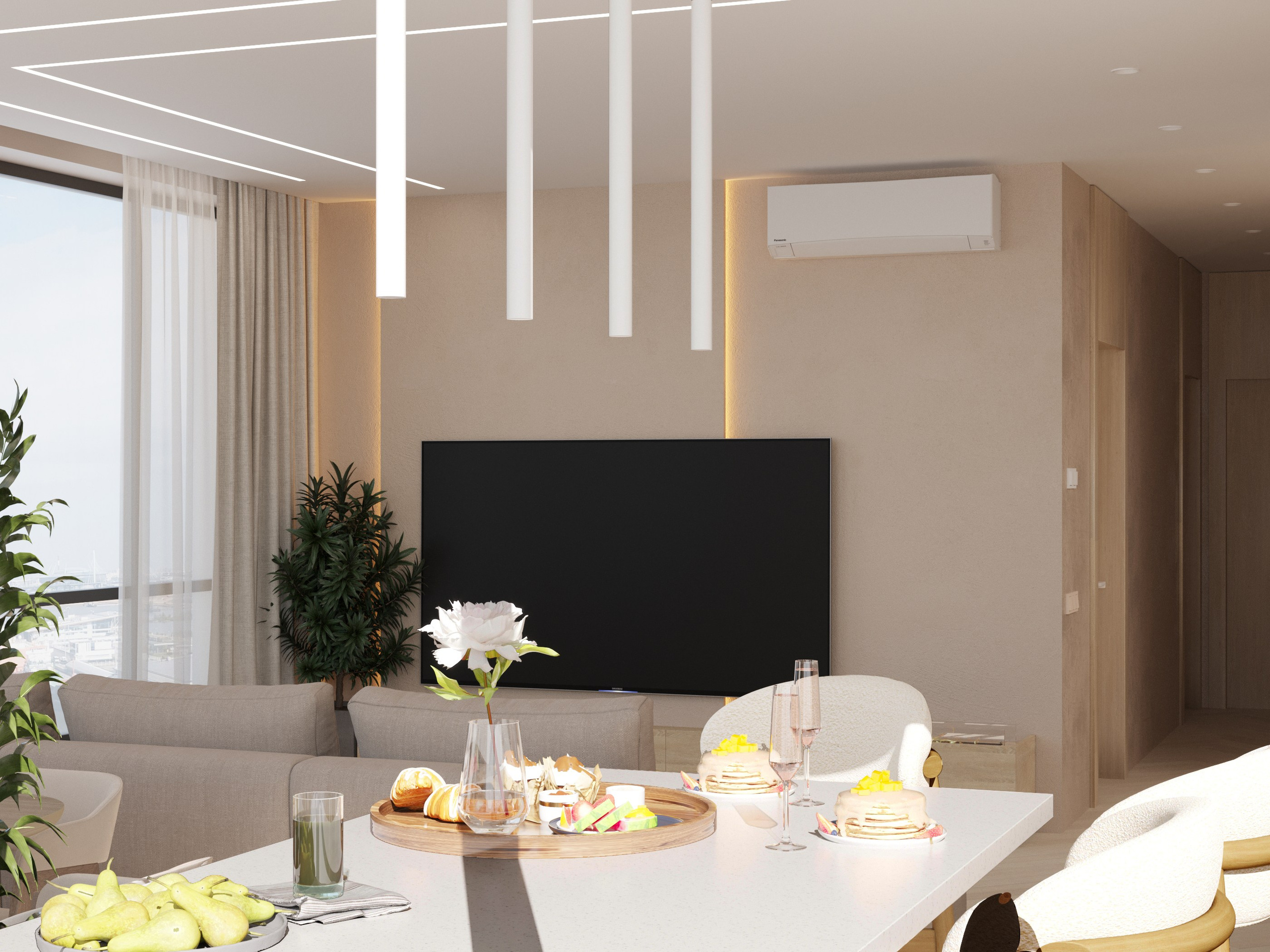 «Баланс» 106кв.м, фото. Дизайнер интерьеров Olala interior design