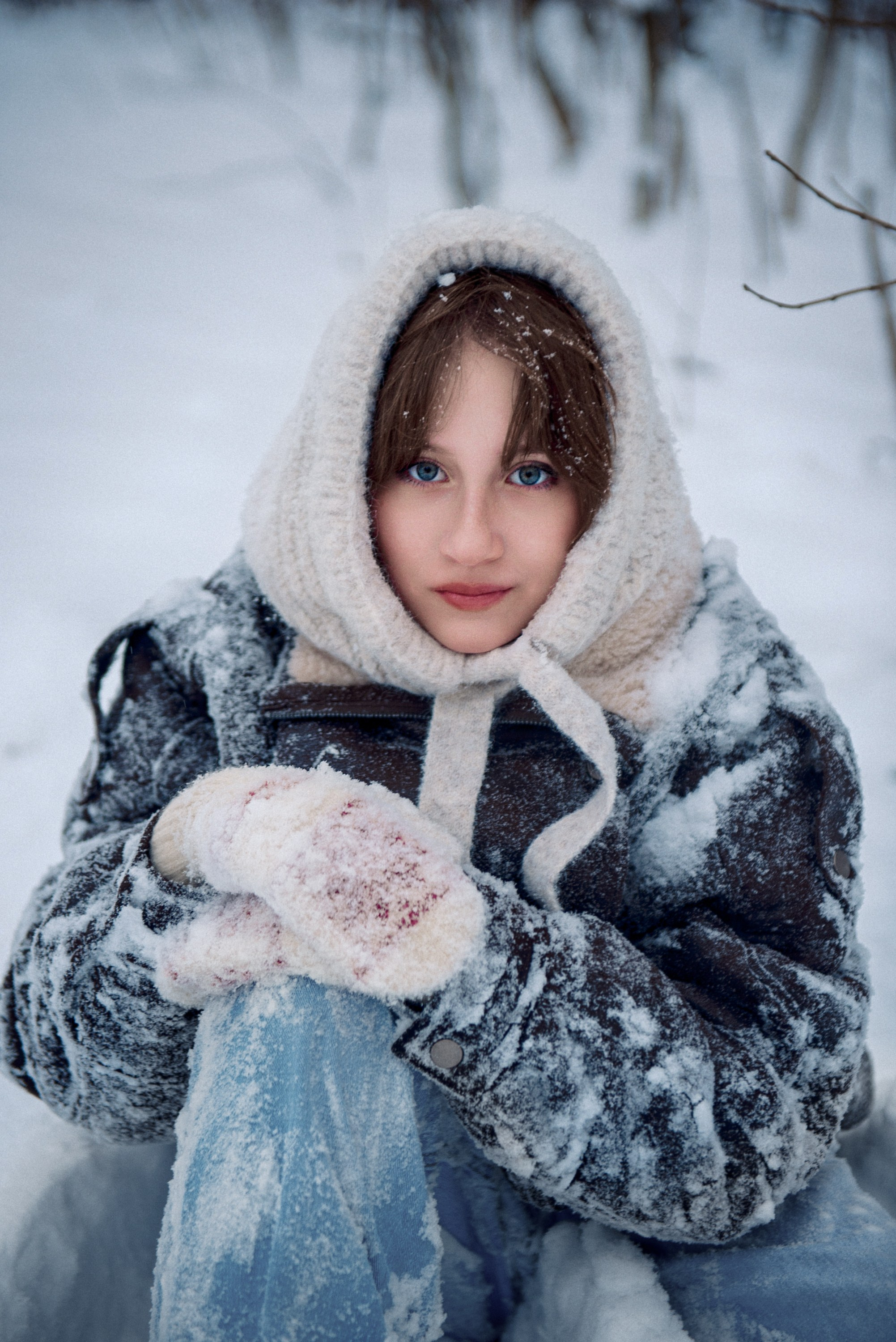 Зимние прогулочные фотосессии