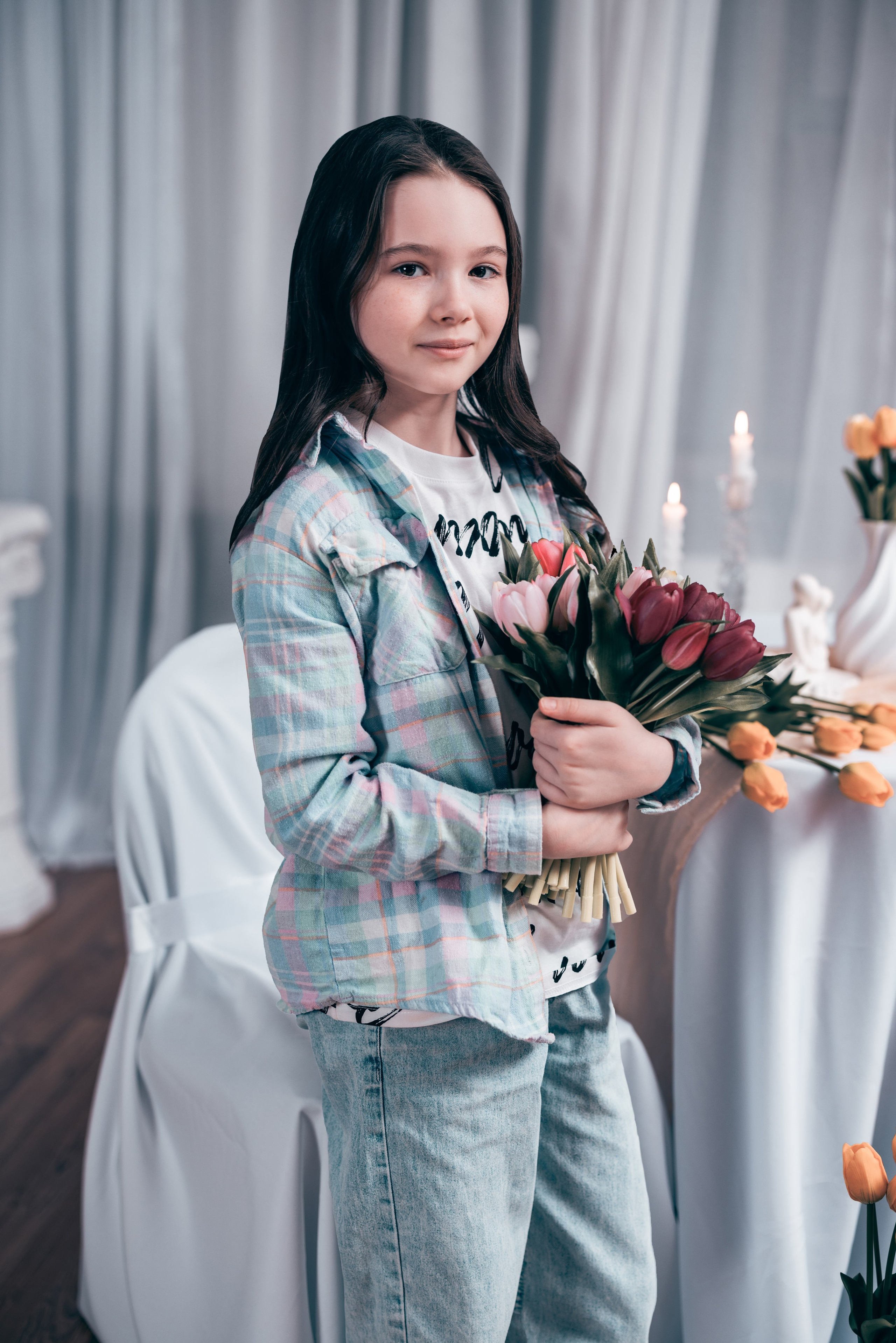 С тюльпанами. Свадебный и семейный фотограф в Рязани Датская Ксения