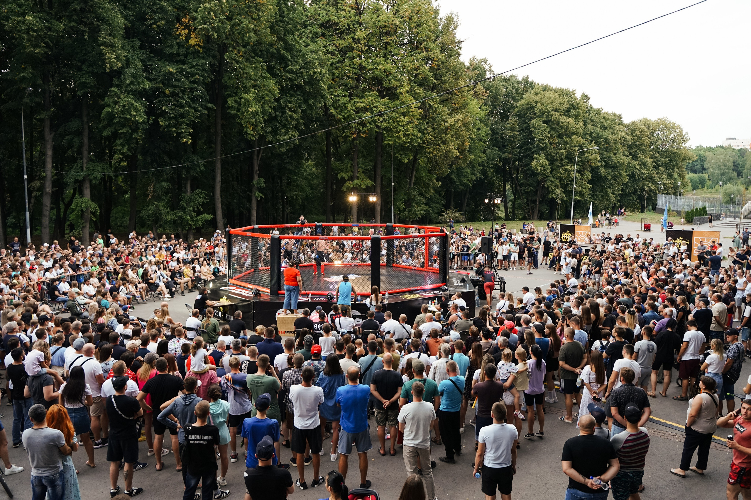 Вечер боев в ЦПКиО. Фотограф Надежда Погребняк | Рязань | Москва