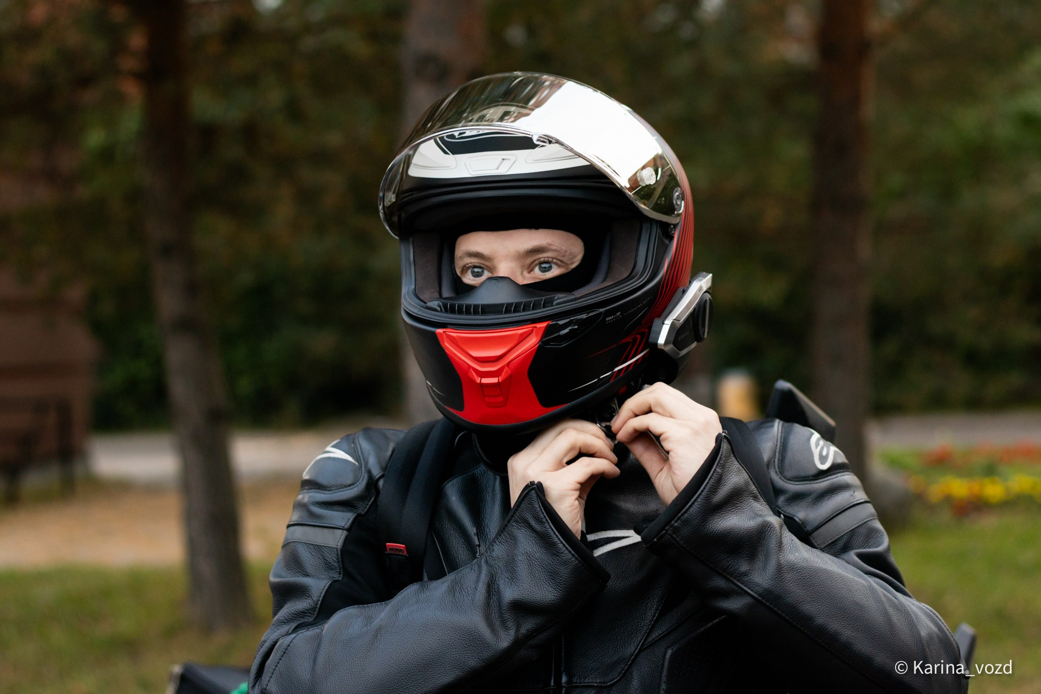 Летний фотосет для участников сообщества «ZelRiders». Репортажный фотограф в Москве и Зеленограде Karina-vozd